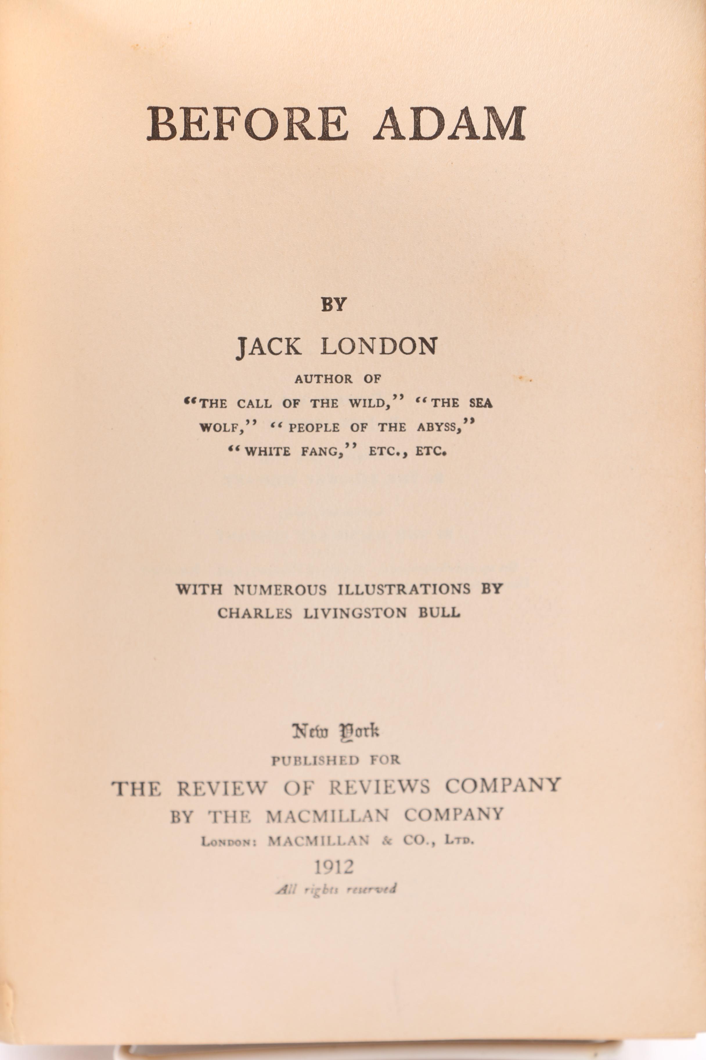 Collection of Antique Authorized Editions of Jack London Novels