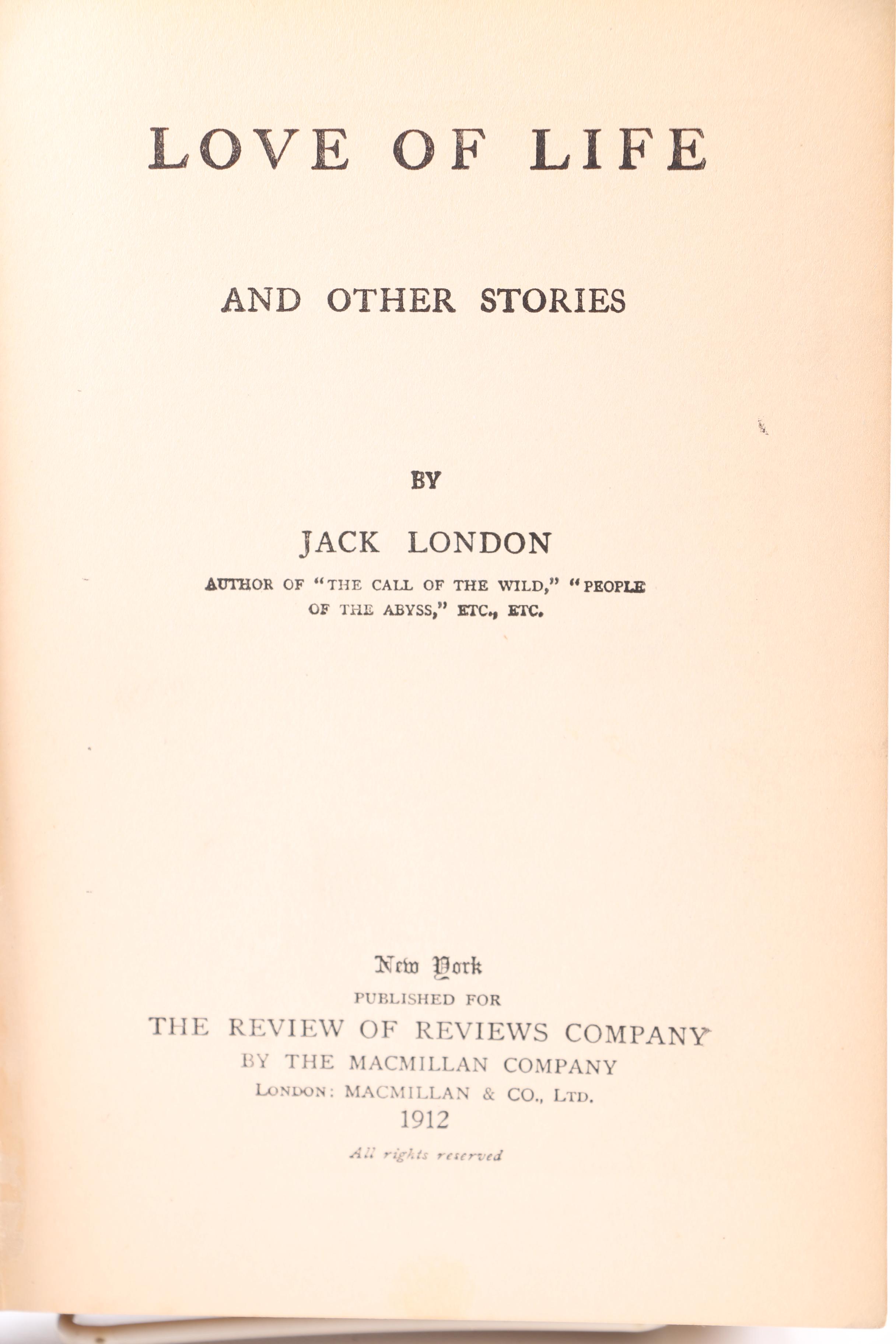Collection of Antique Authorized Editions of Jack London Novels