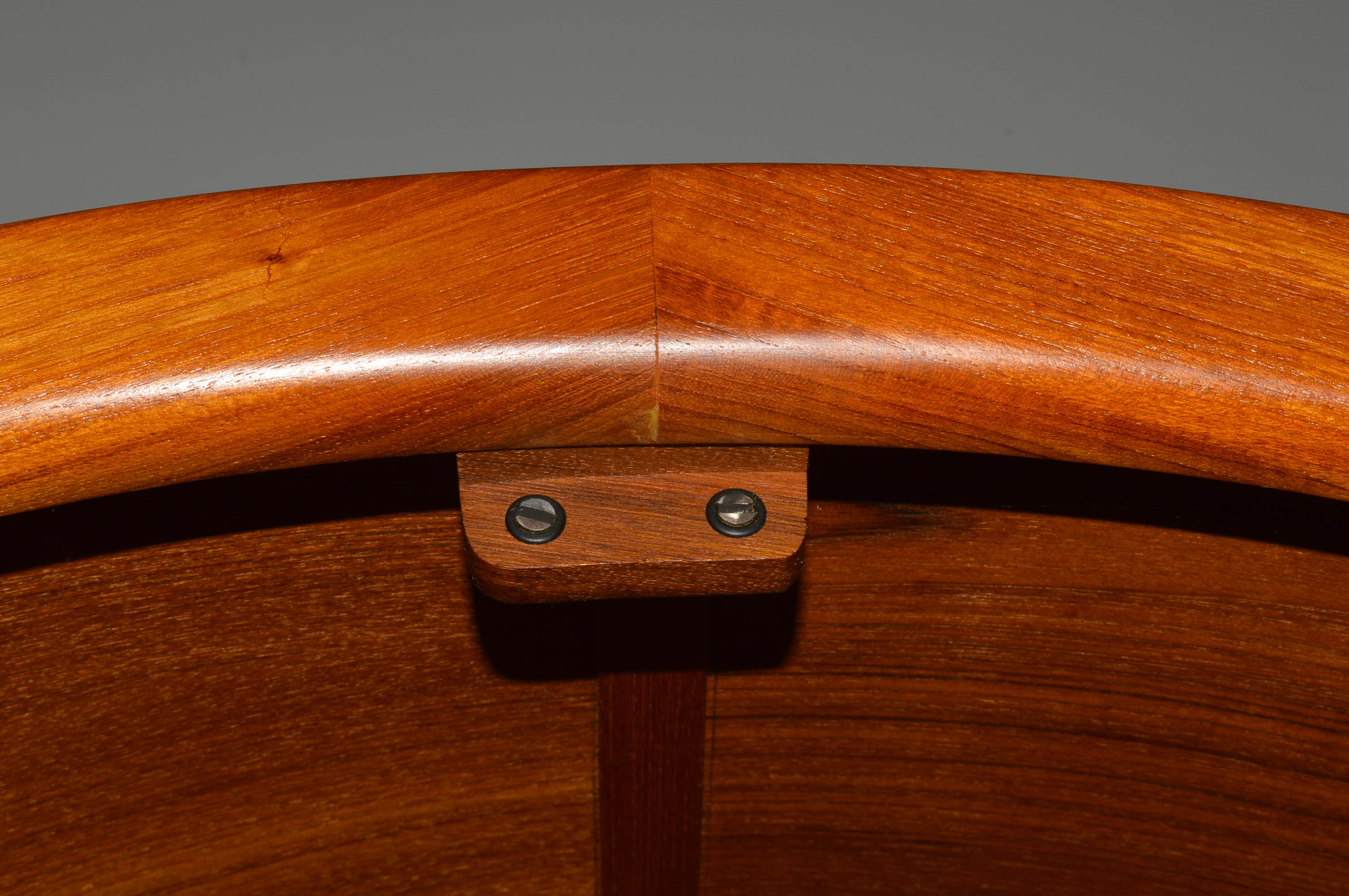 Danish Modern Lighted Curio Cabinet