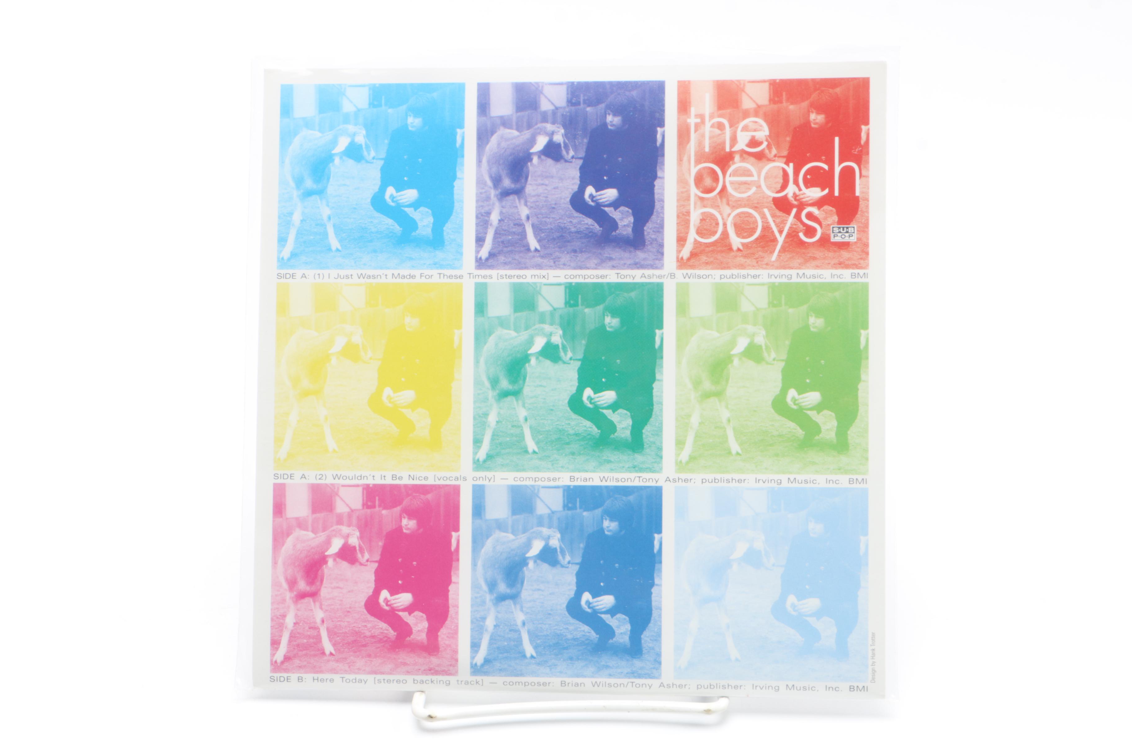 Beach Boys 1996 "I Just Wasn't Made For These Times" Single on Sub Pop