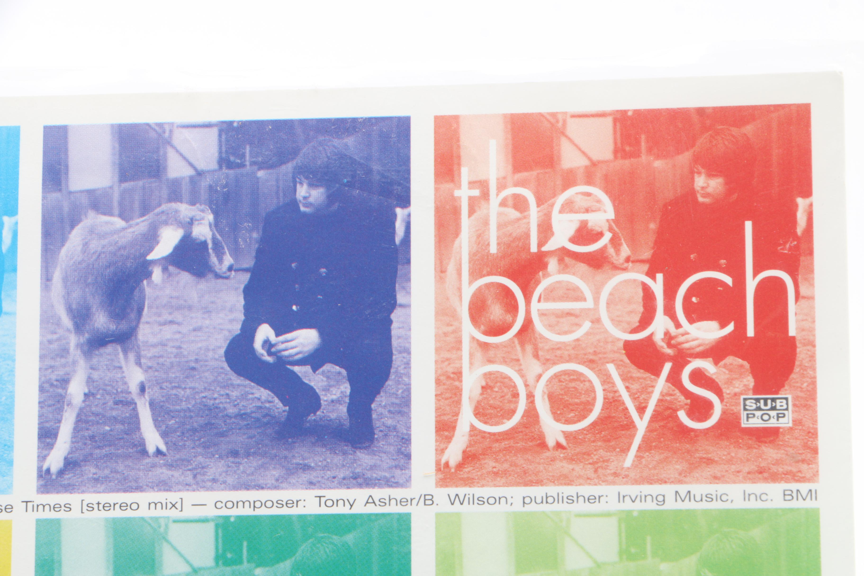 Beach Boys 1996 "I Just Wasn't Made For These Times" Single on Sub Pop