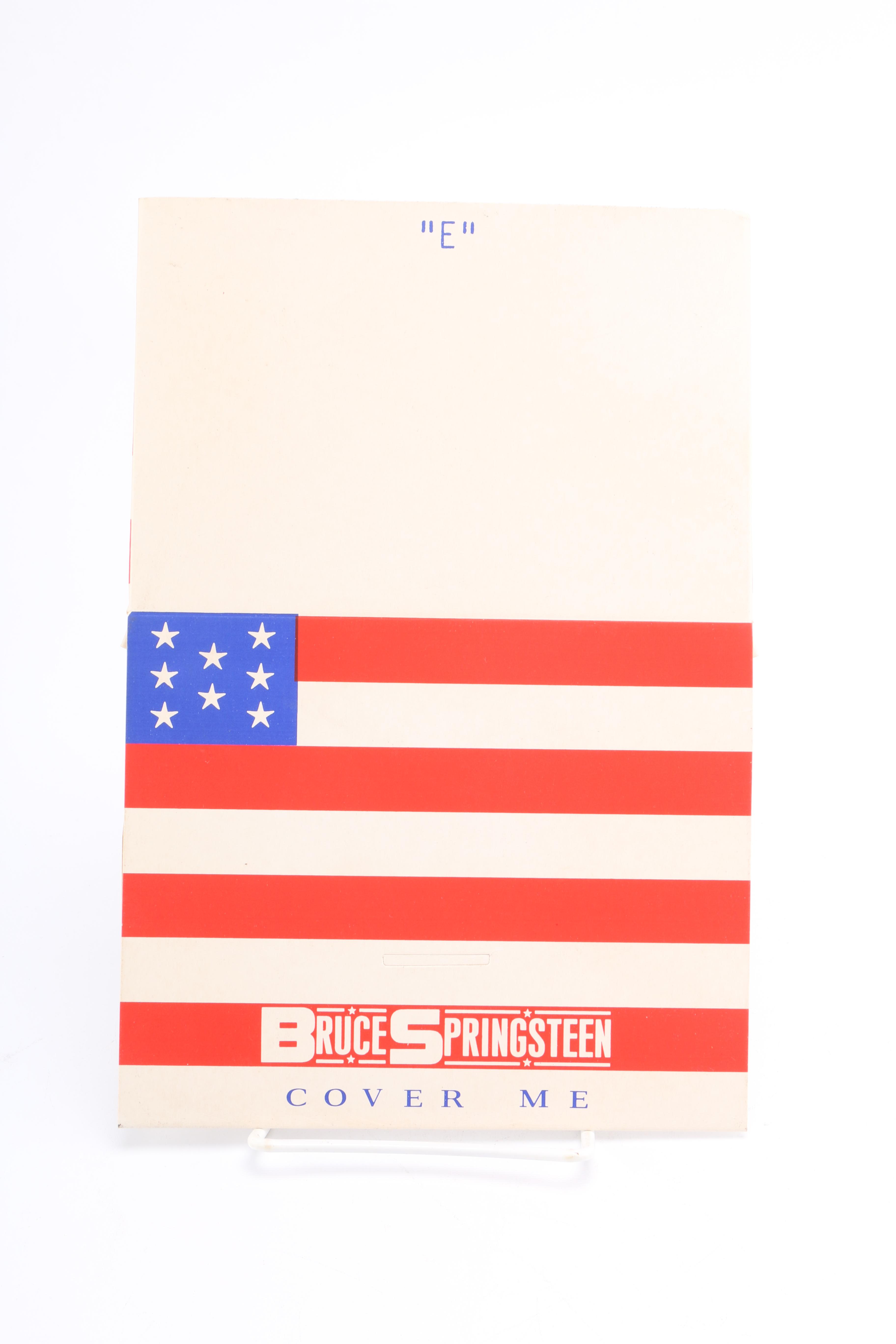 Bruce Springsteen Die-Cut "Cover Me" Picture Disc and Stand