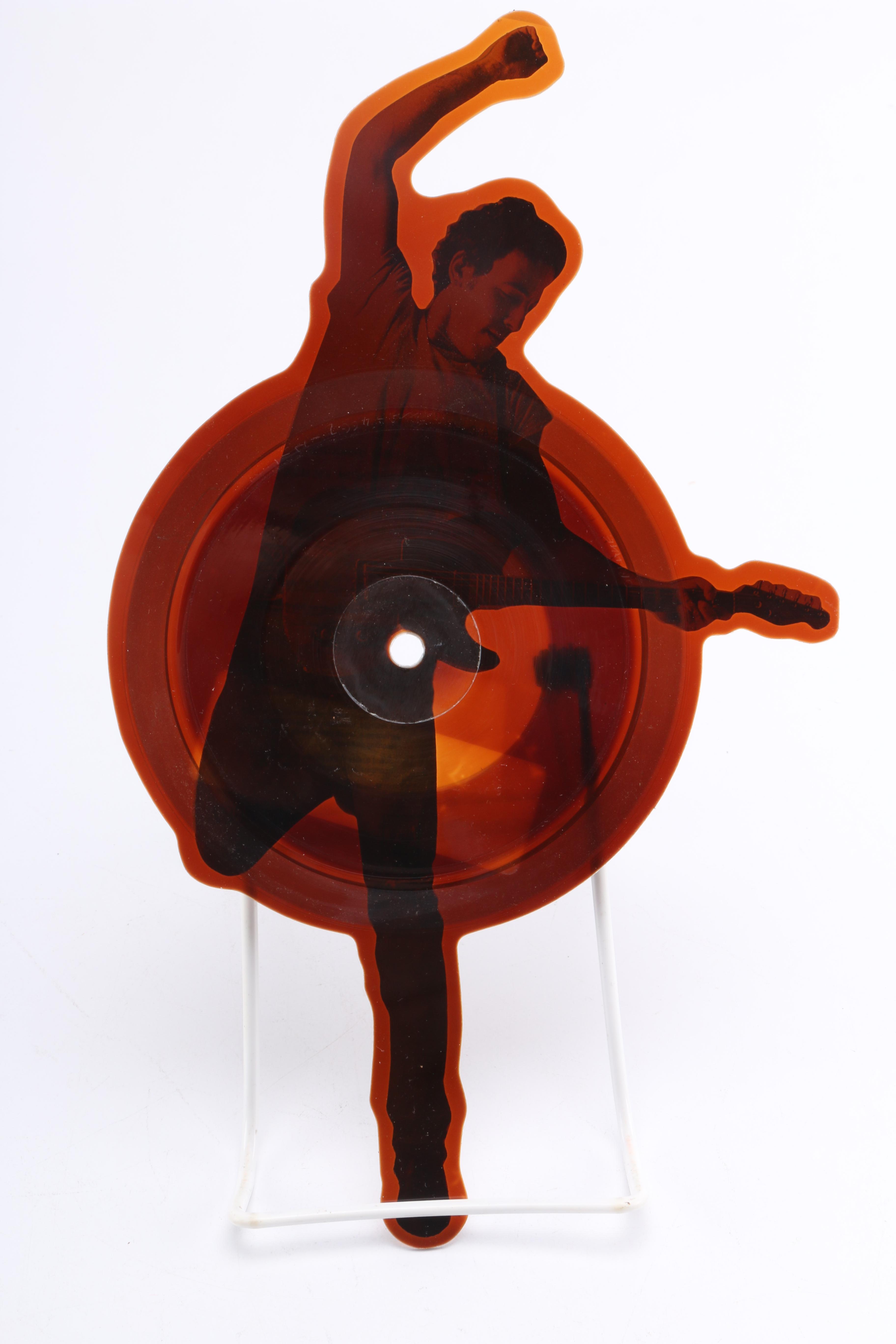 Bruce Springsteen Die-Cut "Cover Me" Picture Disc and Stand