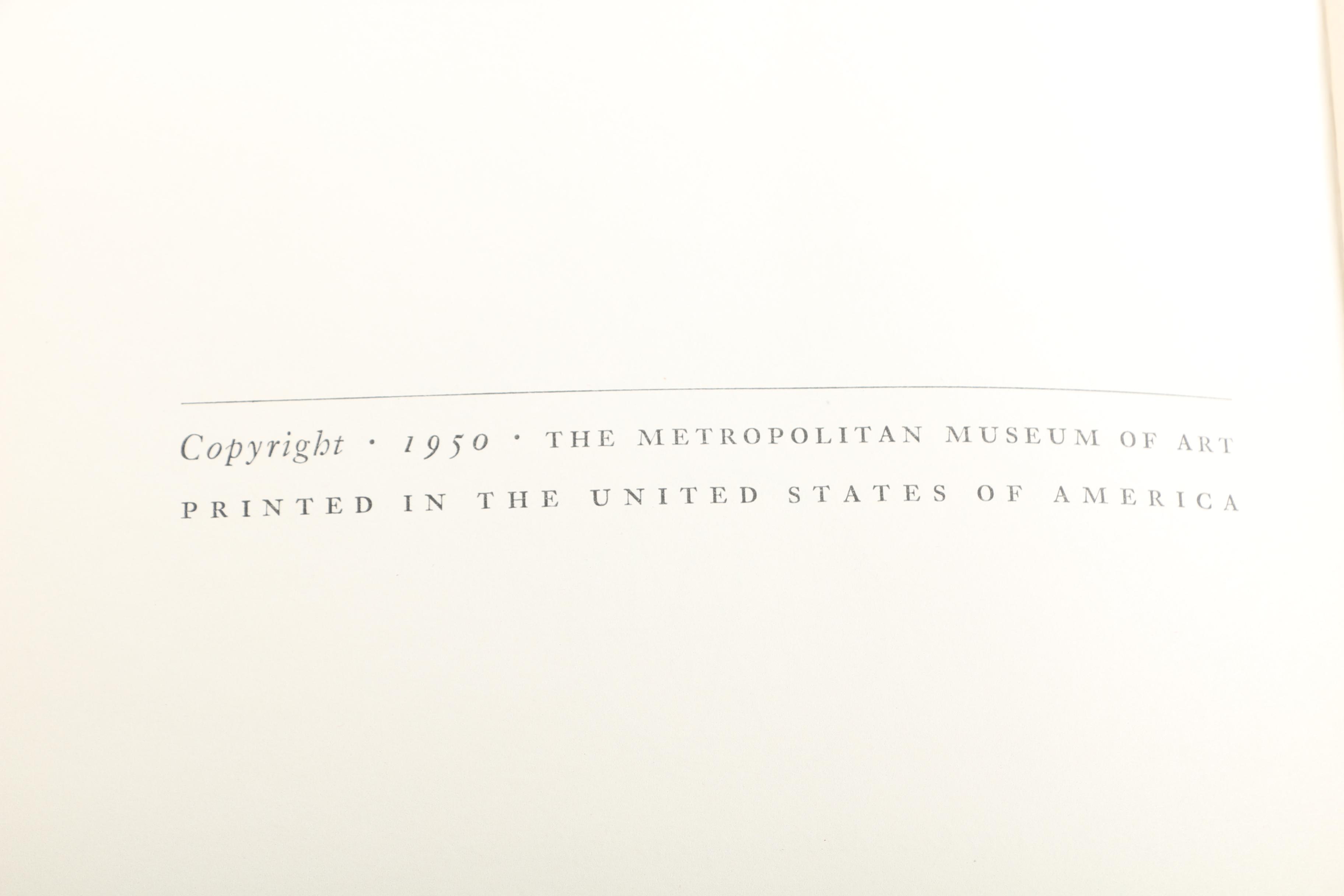 Metropolitan Museum of Art "Album of Miniatures" With Pamphlets  D, P, B, U, and N