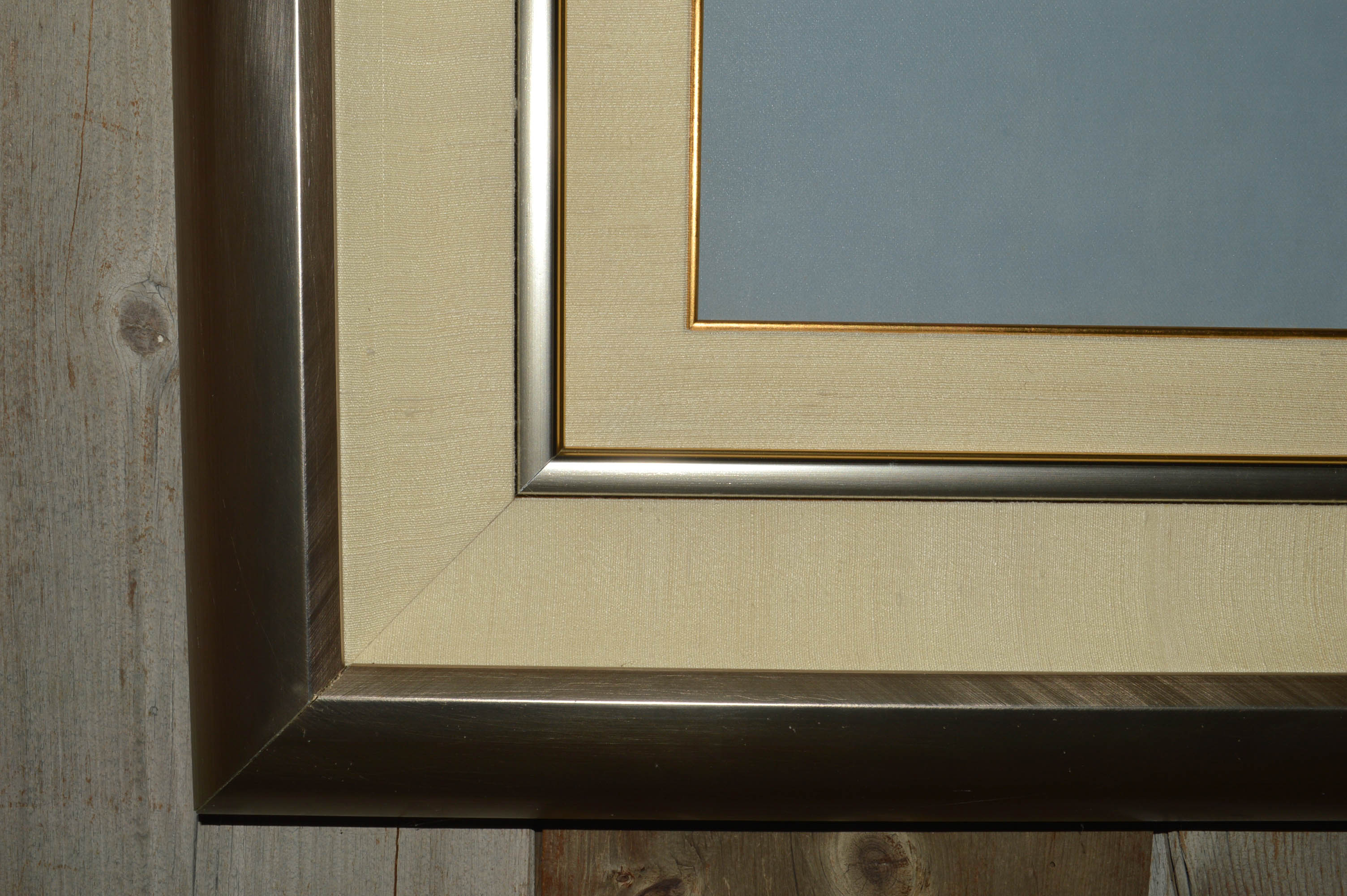 David Lee Mixed Media on Stretched Silk Over Canvas Painting