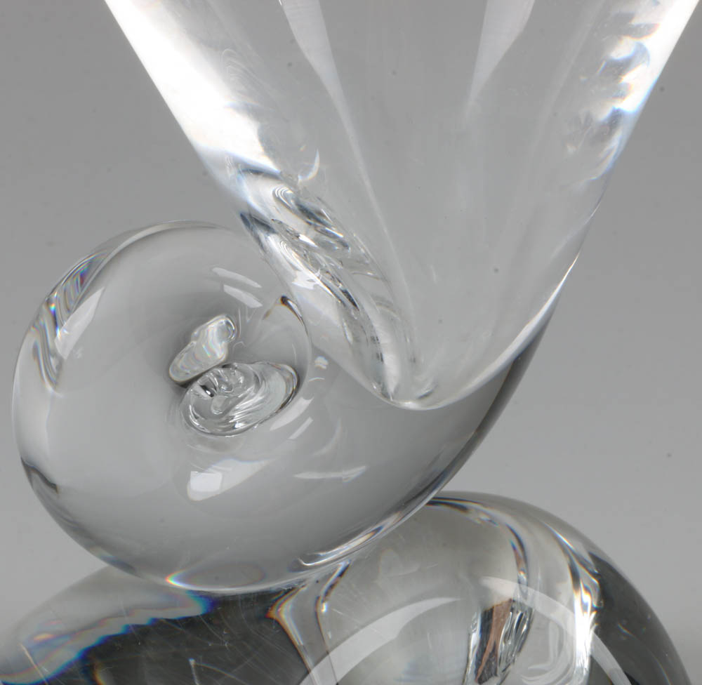 Steuben Conch Shell Form Vase