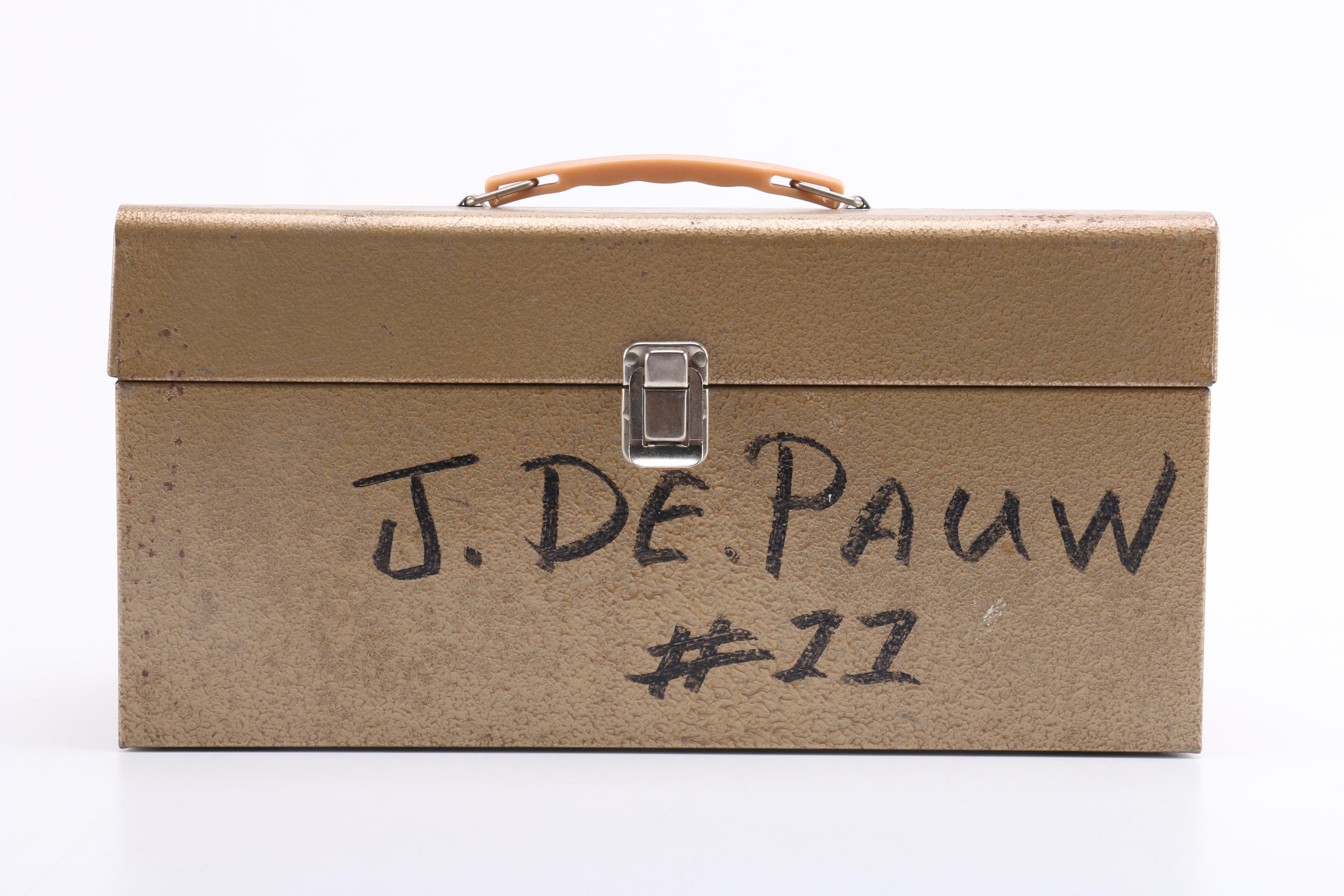 Collection of 45s in Metal Carrying Case