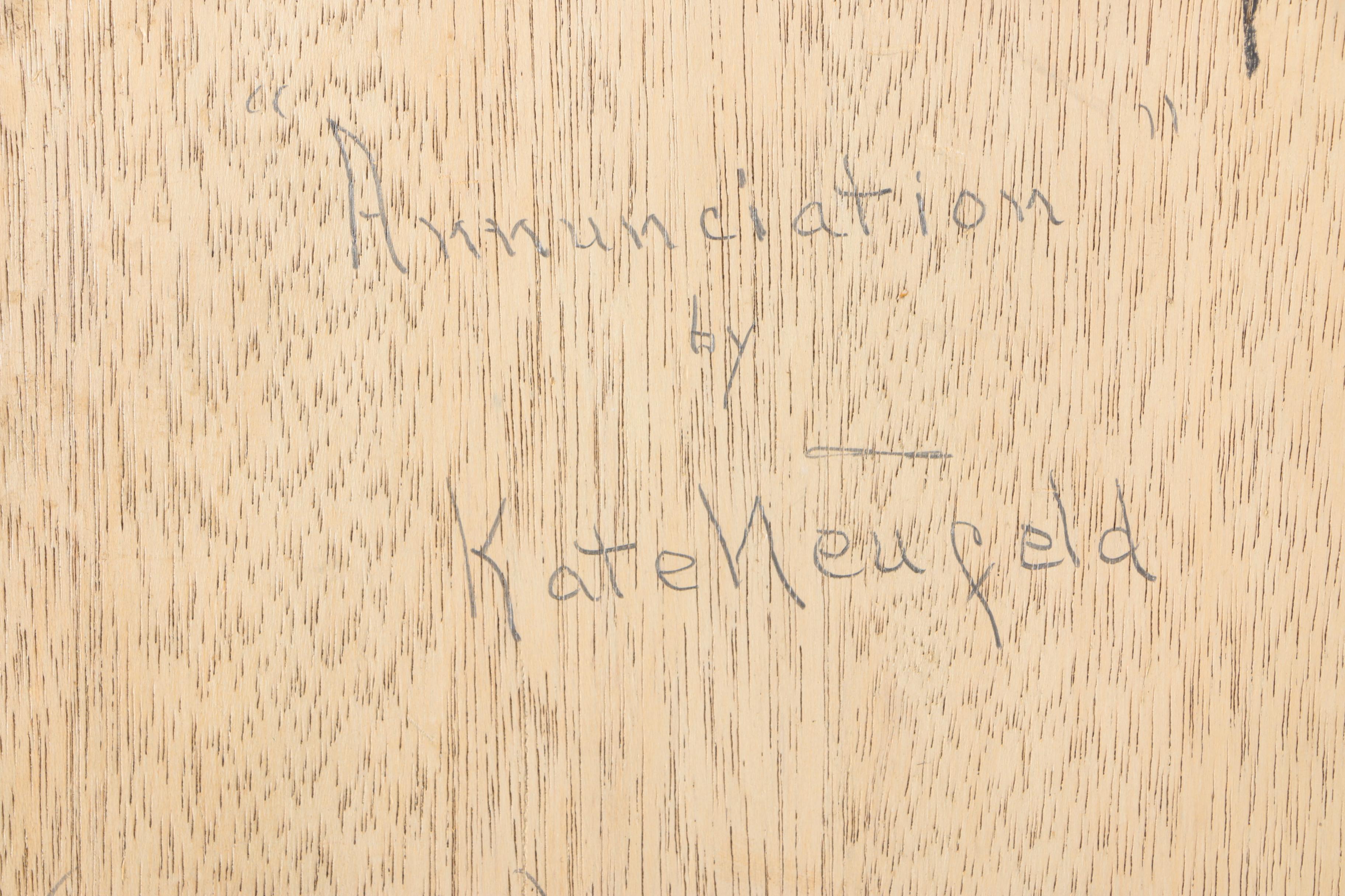 Kate Neufeld Enamel Triptych "Annunciation"