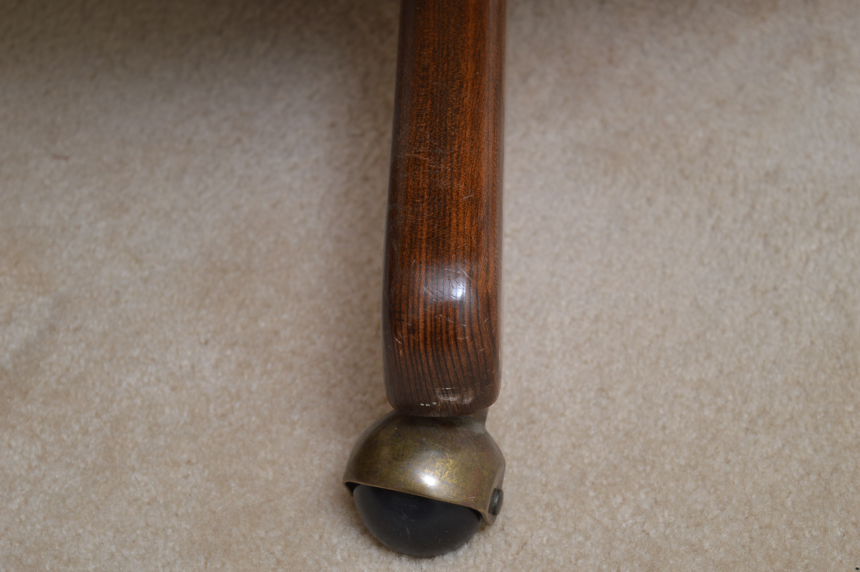 Tufted Navy Blue Leatherette Desk Chair