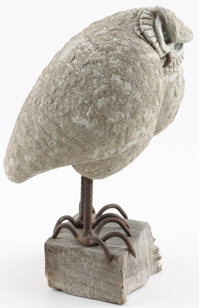 Mid-Century Owl Sculpture by California Artist Lou Rankin