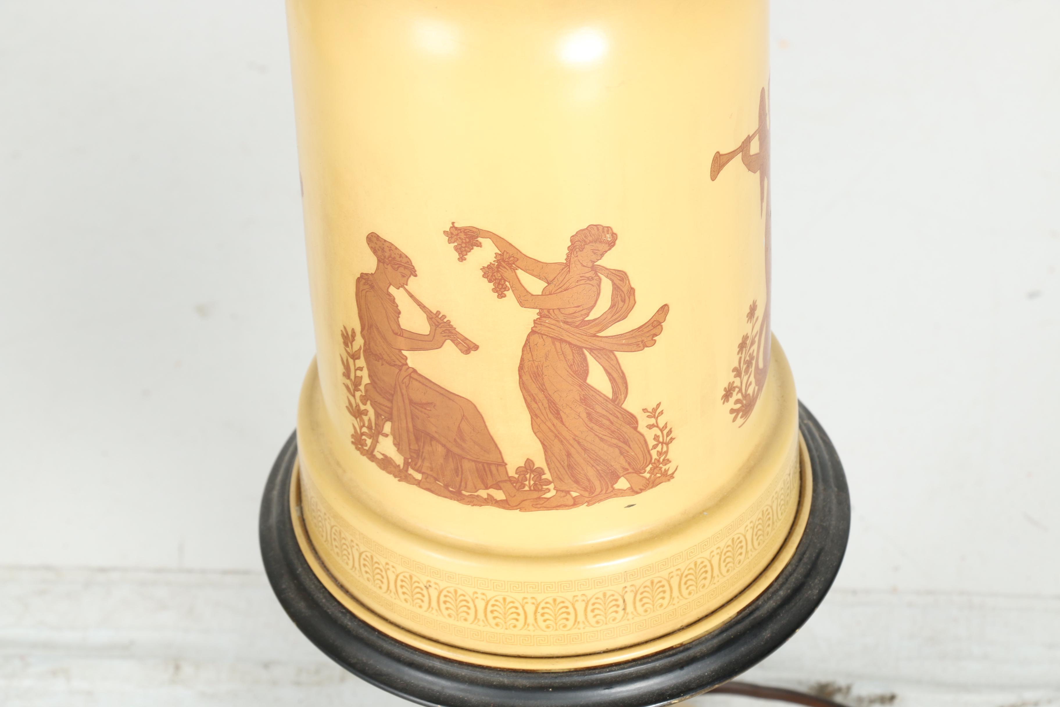 Painted Dual Socket Steel Table Lamps