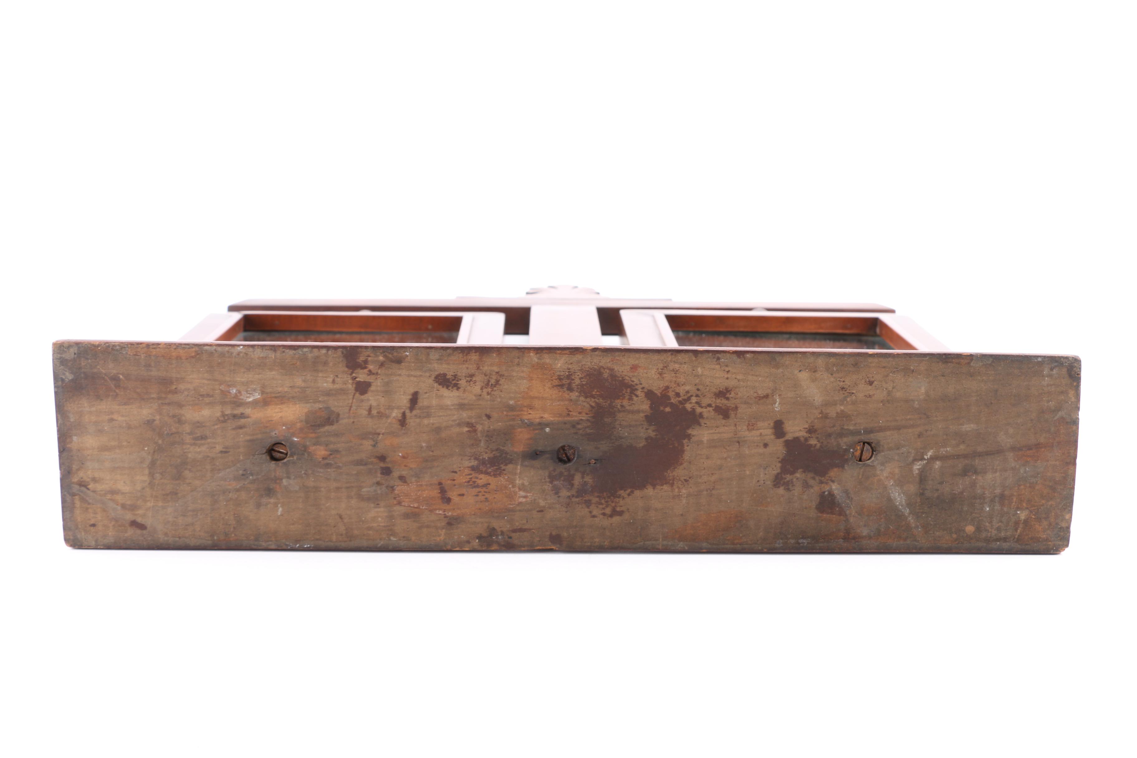 Wooden Swivel Framed Mirror Stand