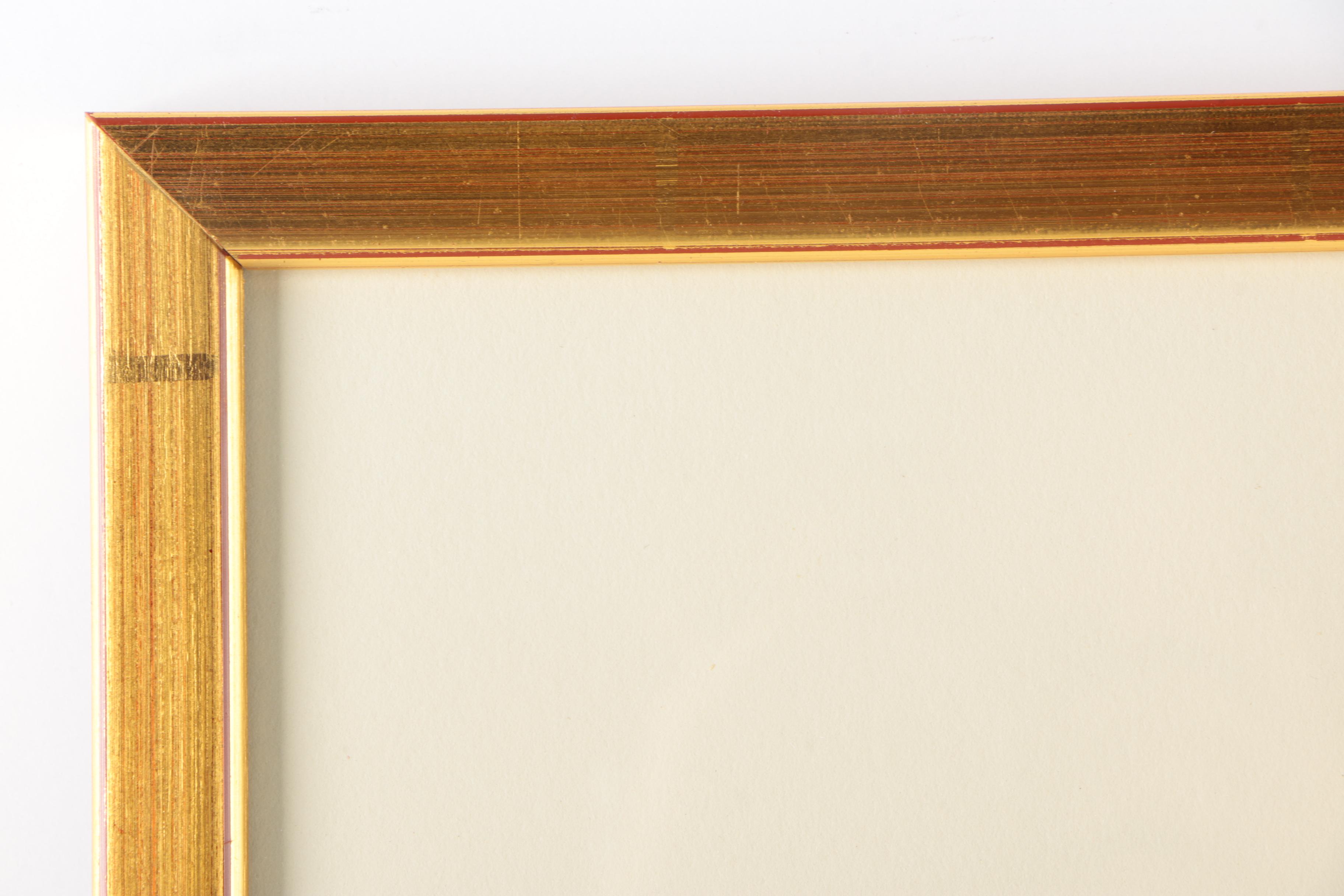 Johnny Friedlaender Limited Edition Etching With Aquatint of Abstract Composition