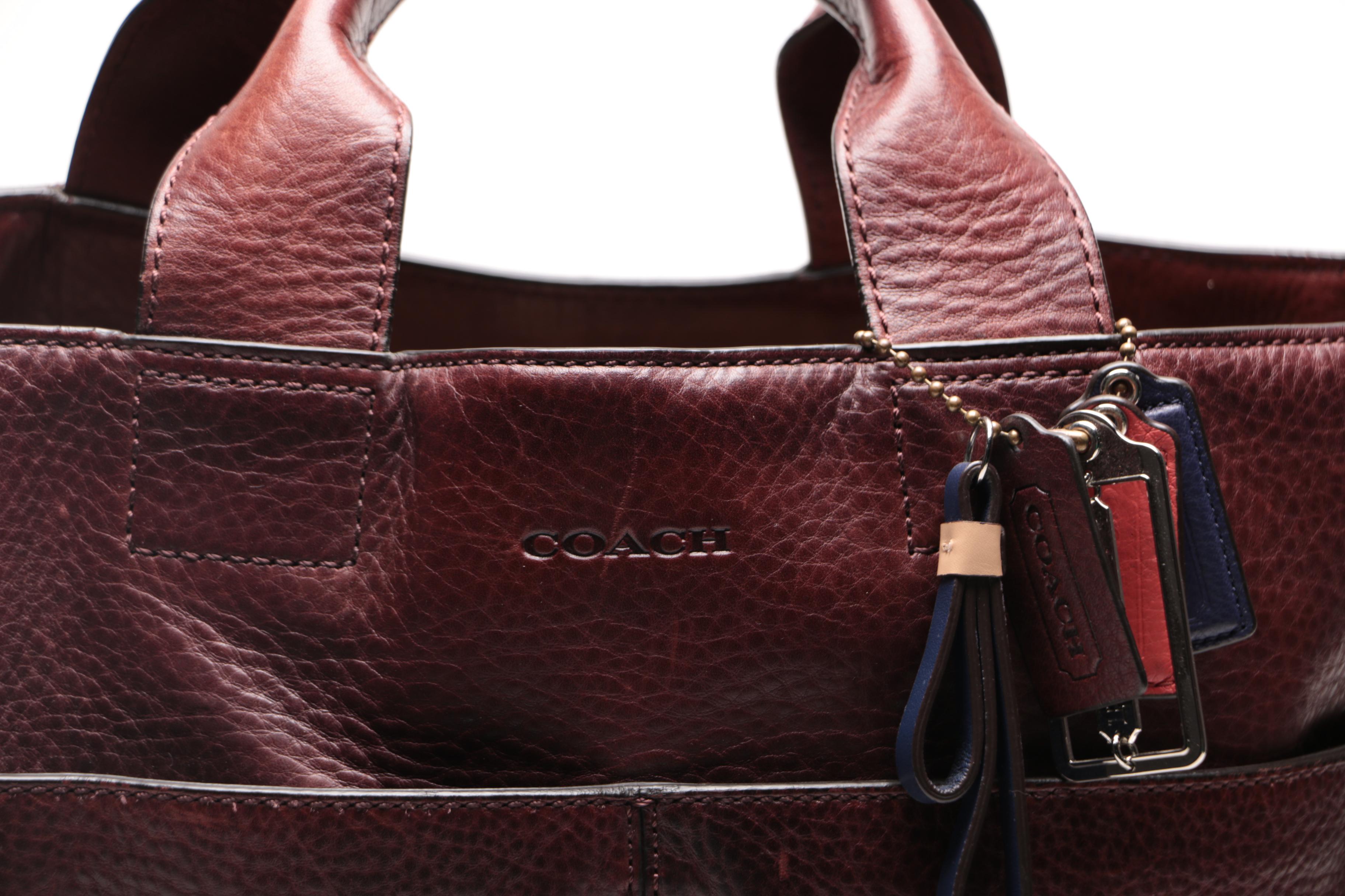 Coach Bleeker Leather Utility Tote