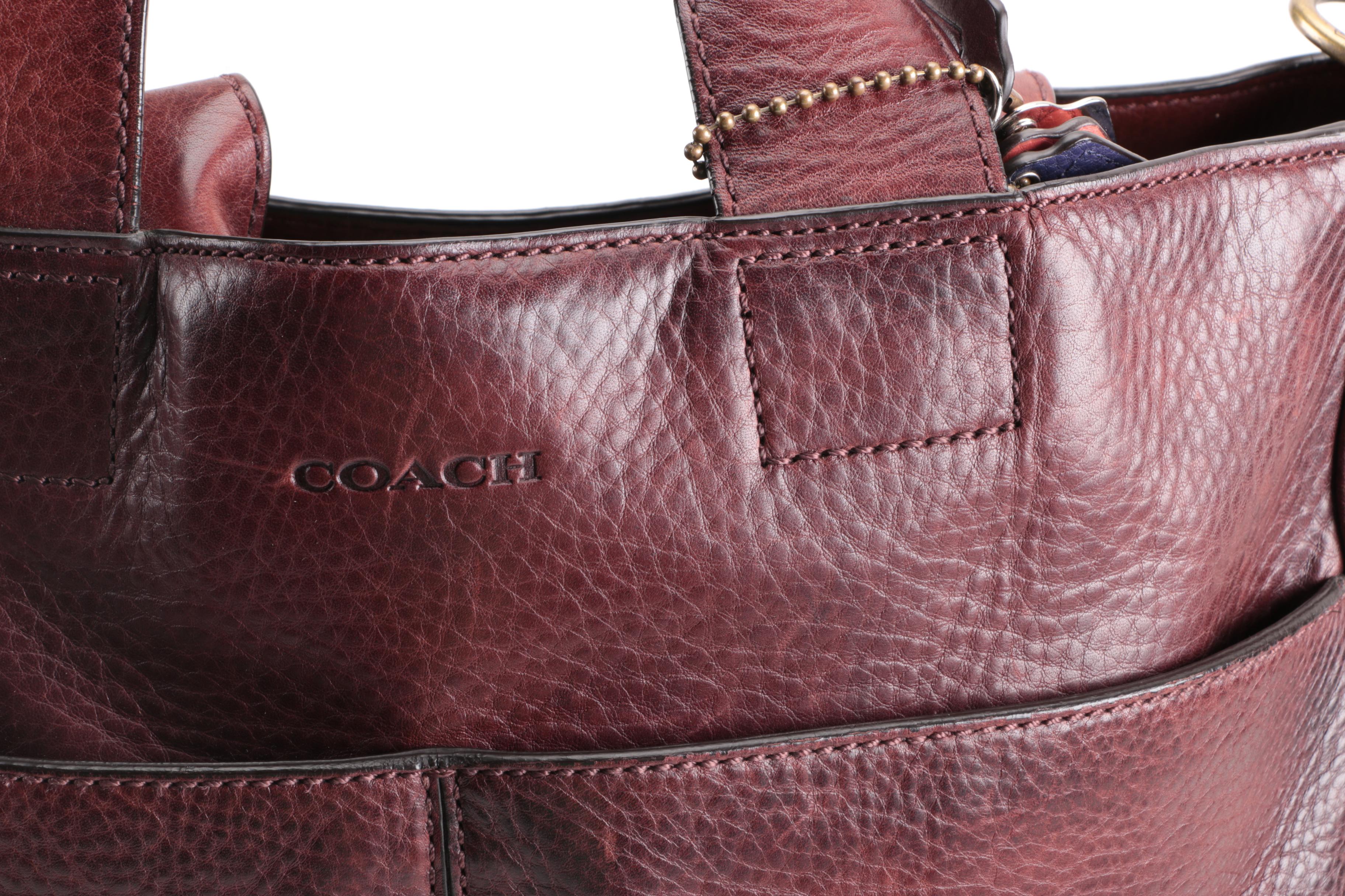 Coach Bleeker Leather Utility Tote