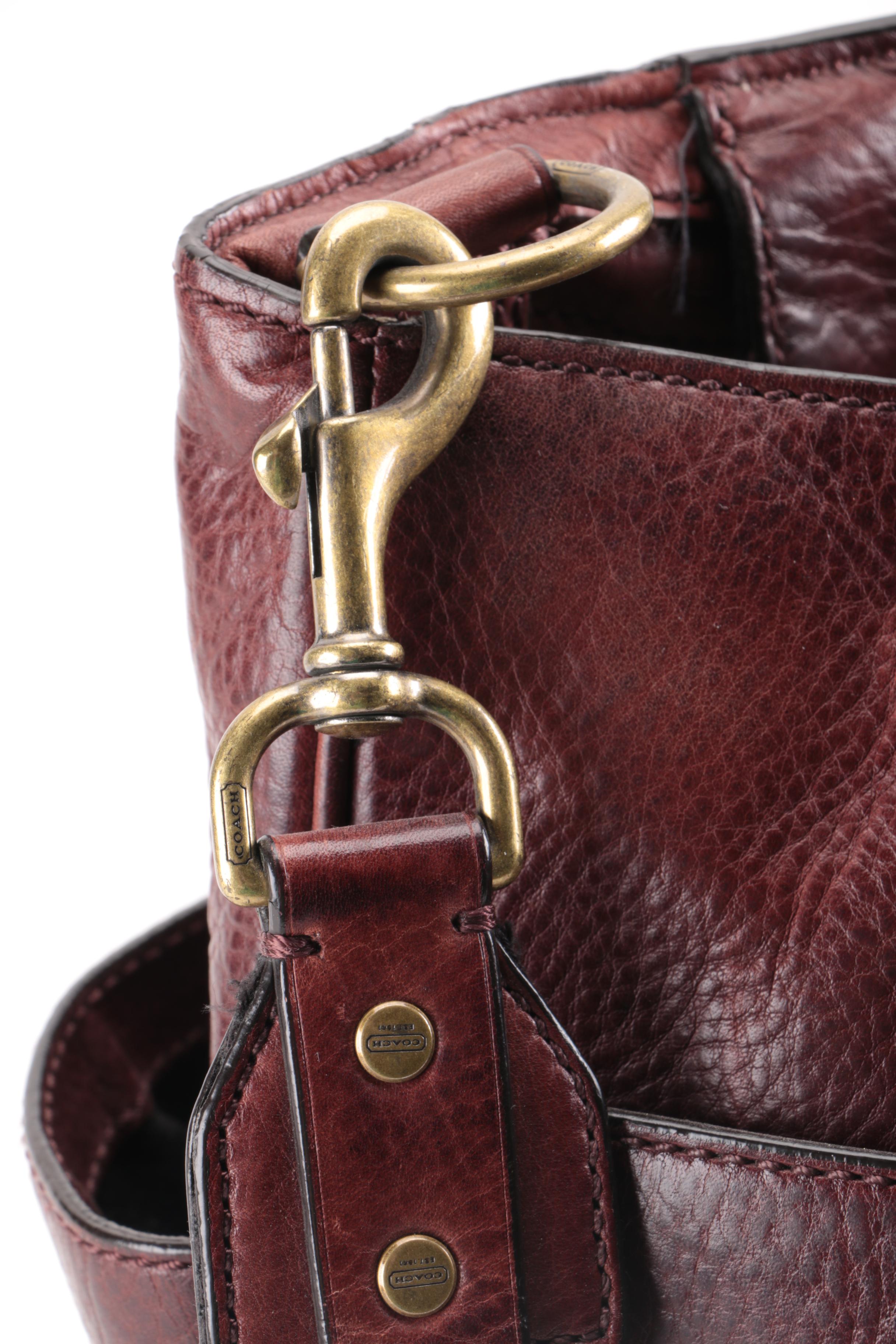 Coach Bleeker Leather Utility Tote