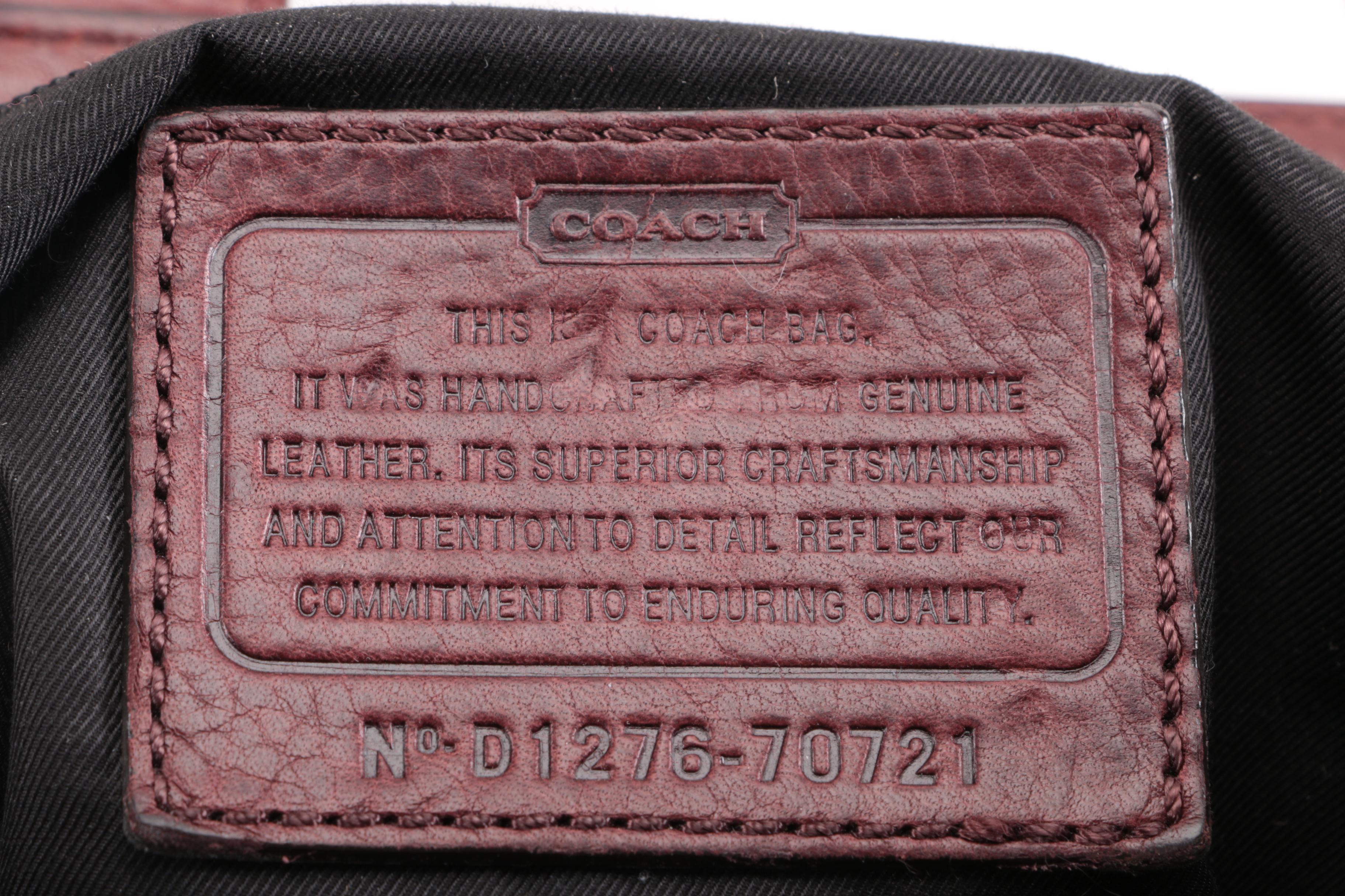 Coach Bleeker Leather Utility Tote