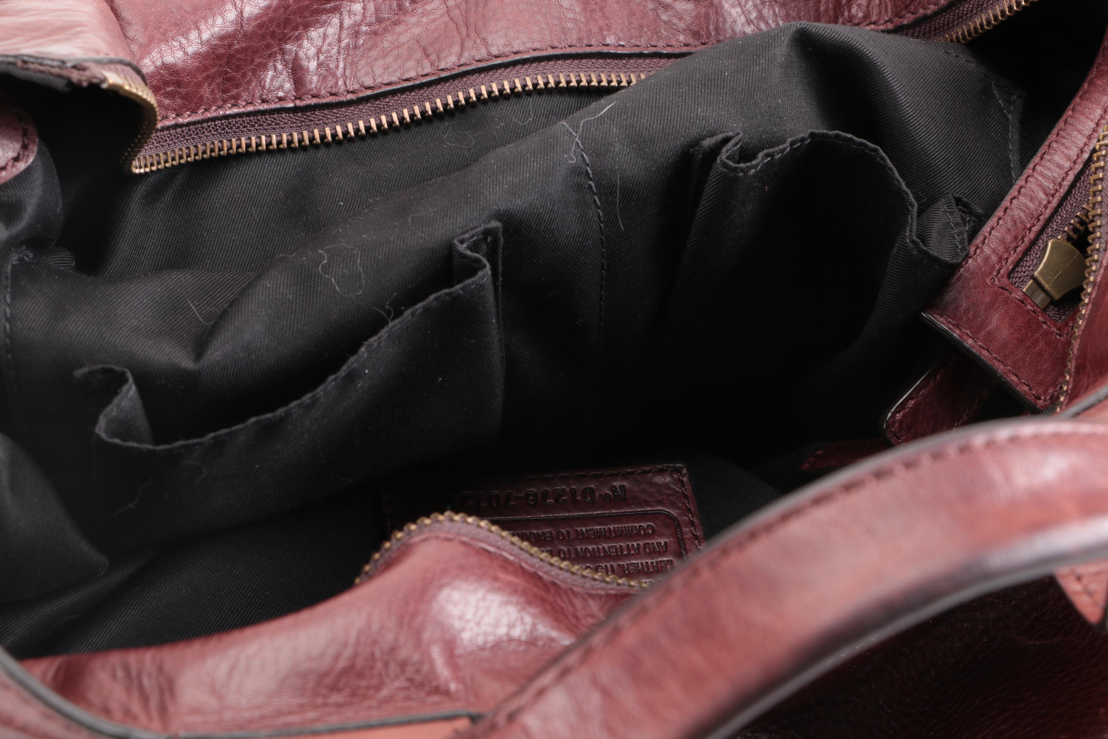 Coach Bleeker Leather Utility Tote