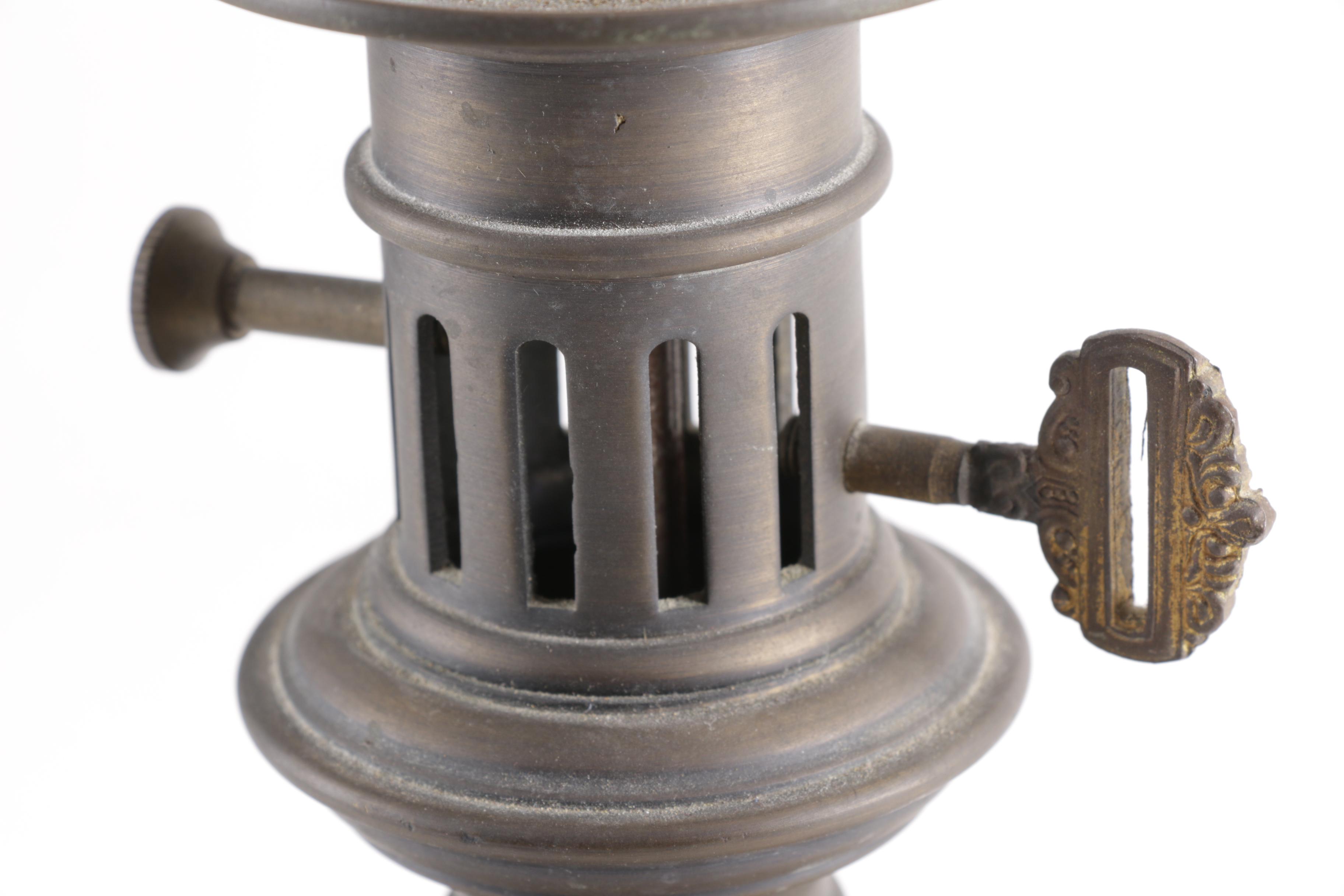 Turned Brass Table Lamp