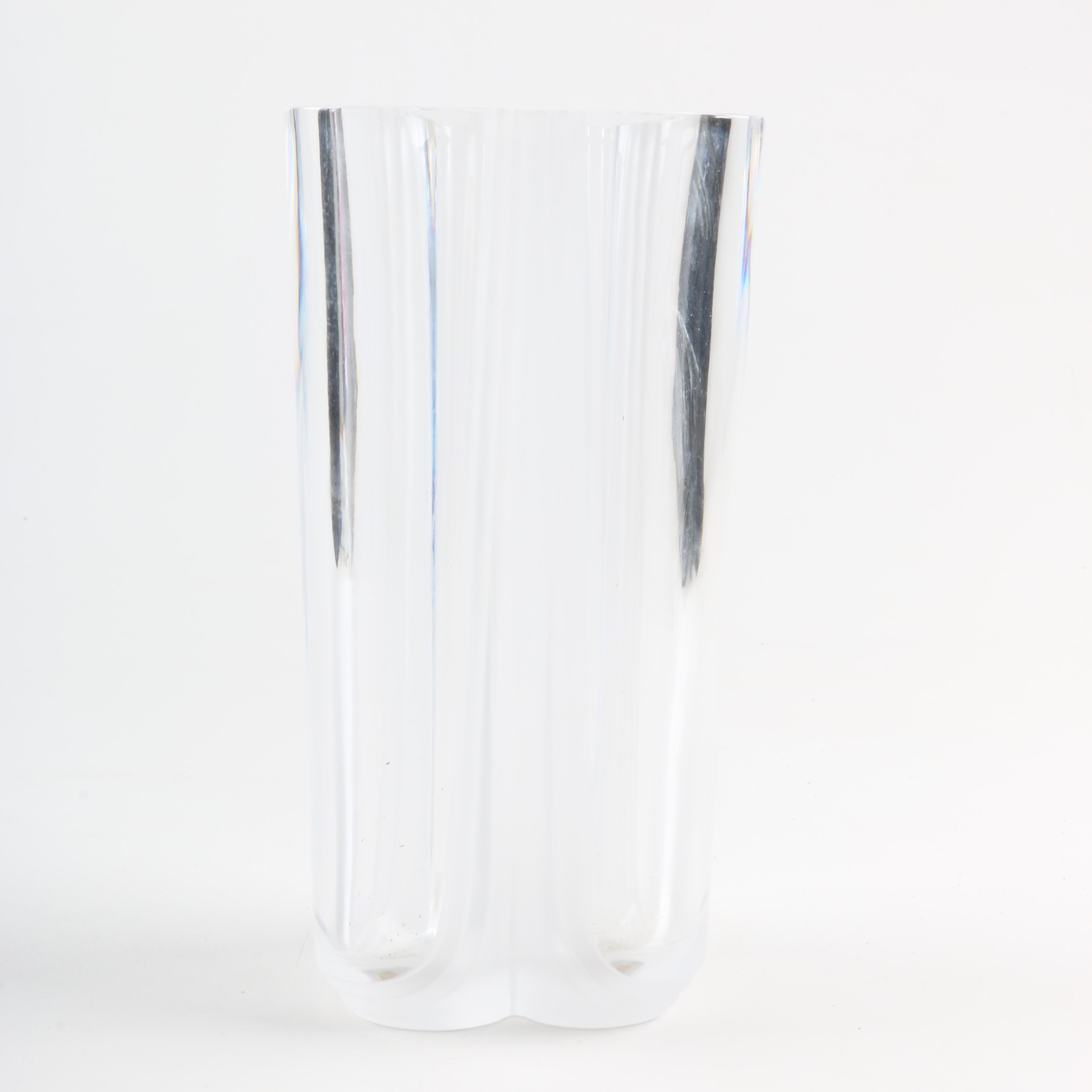 French Daum Crystal Vase