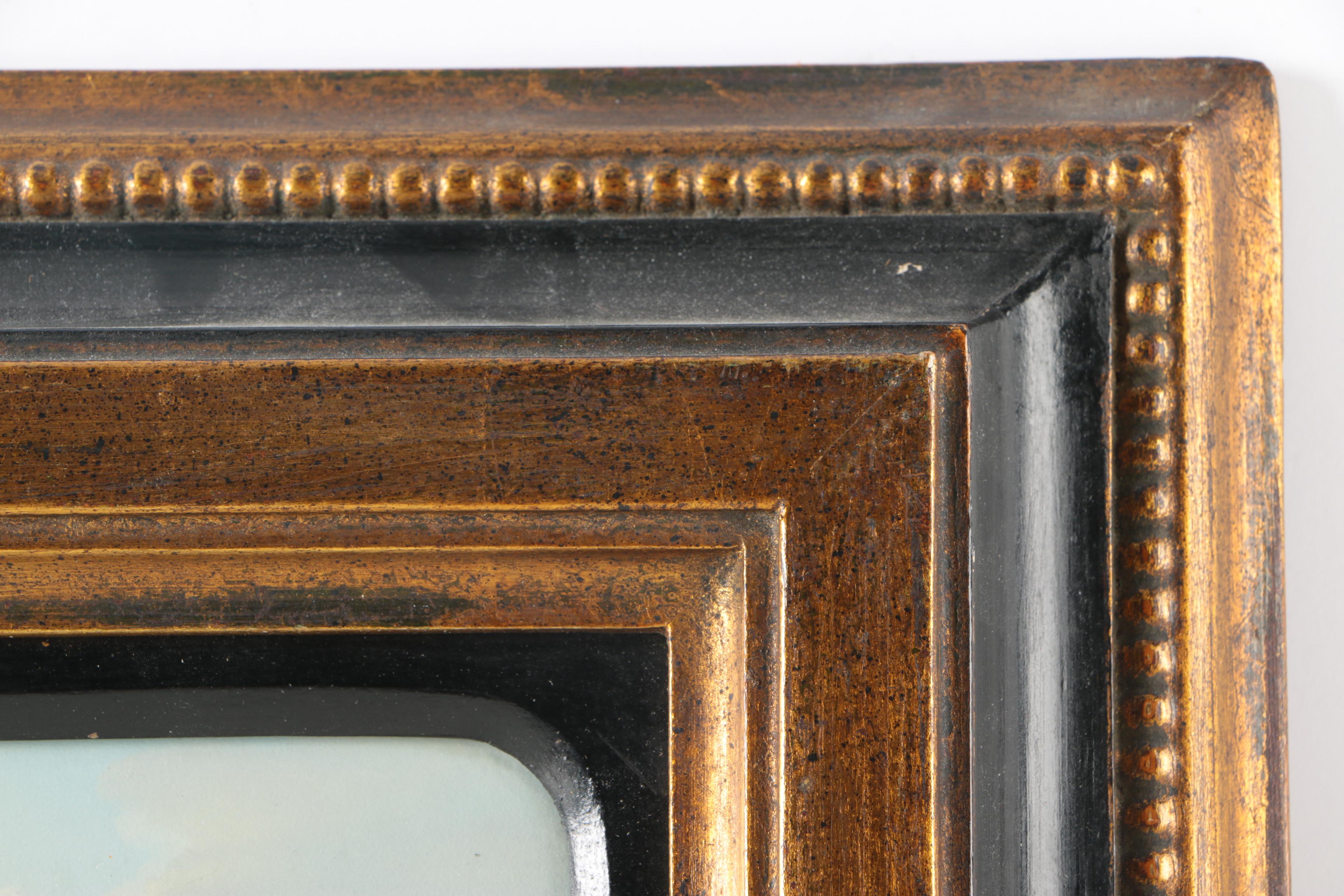 19th Century Grand Tour Gouache Waterfront Scenes of Mt. Vesuvius