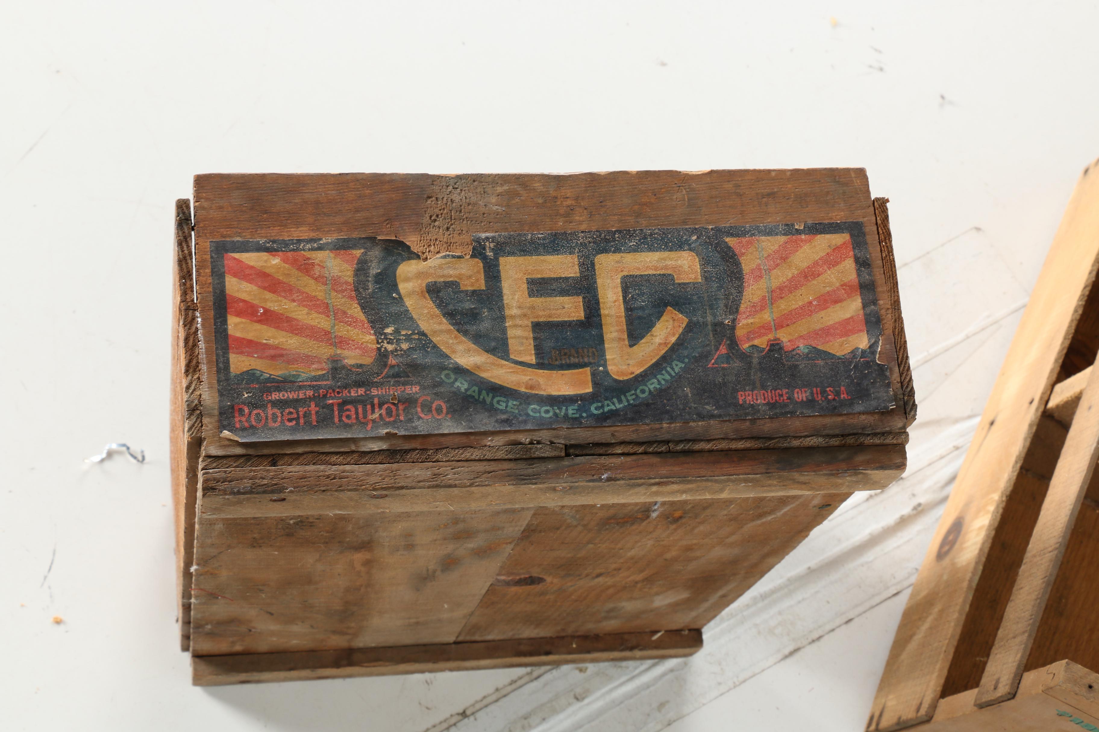 California Wooden Crates