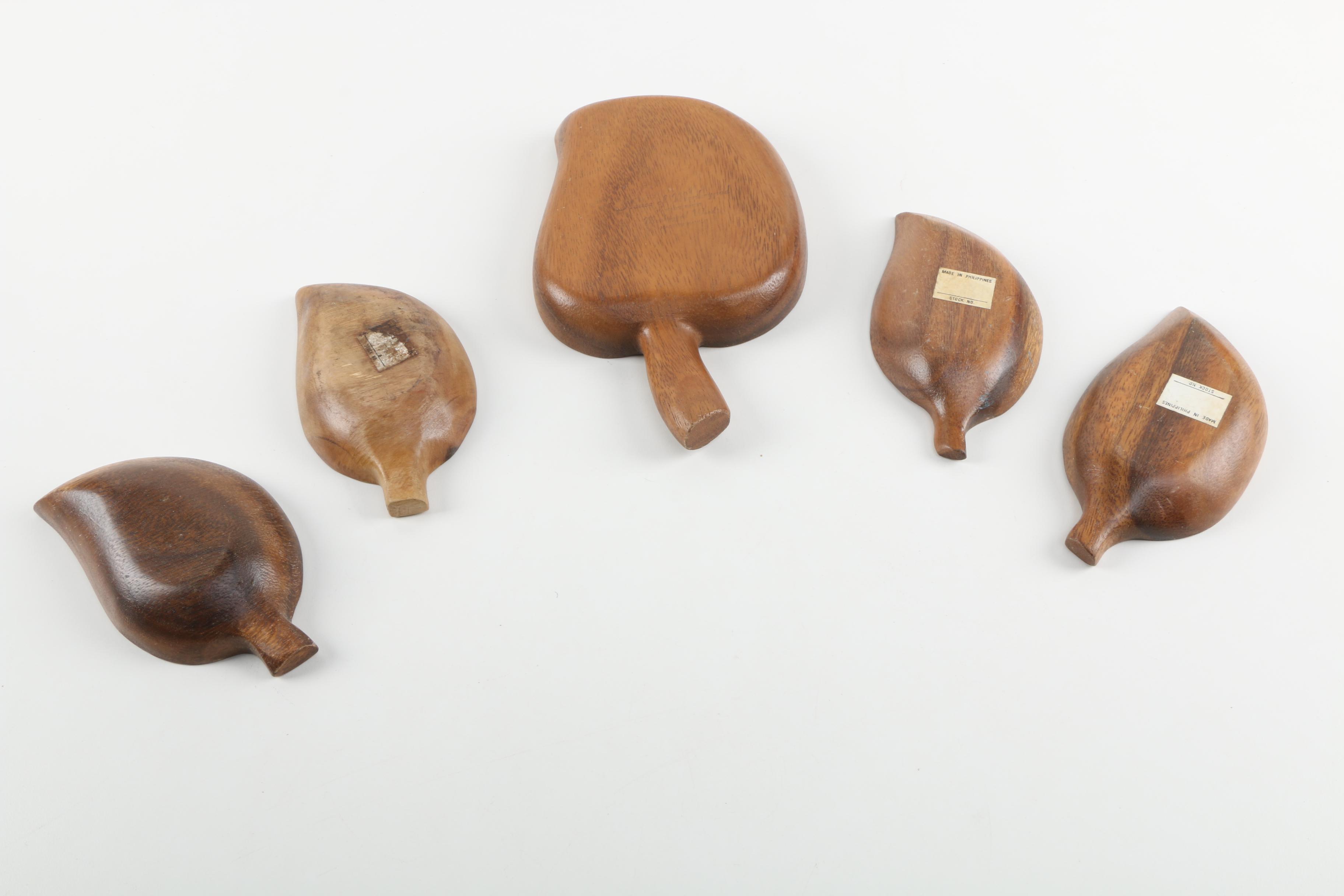 Hand-Made Monkey Pod Wooden Tableware