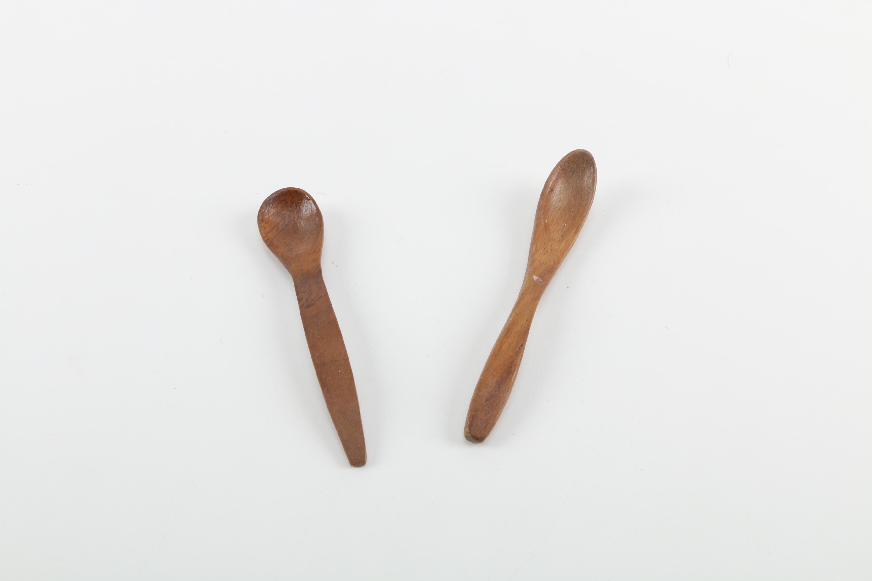 Hand-Made Monkey Pod Wooden Tableware