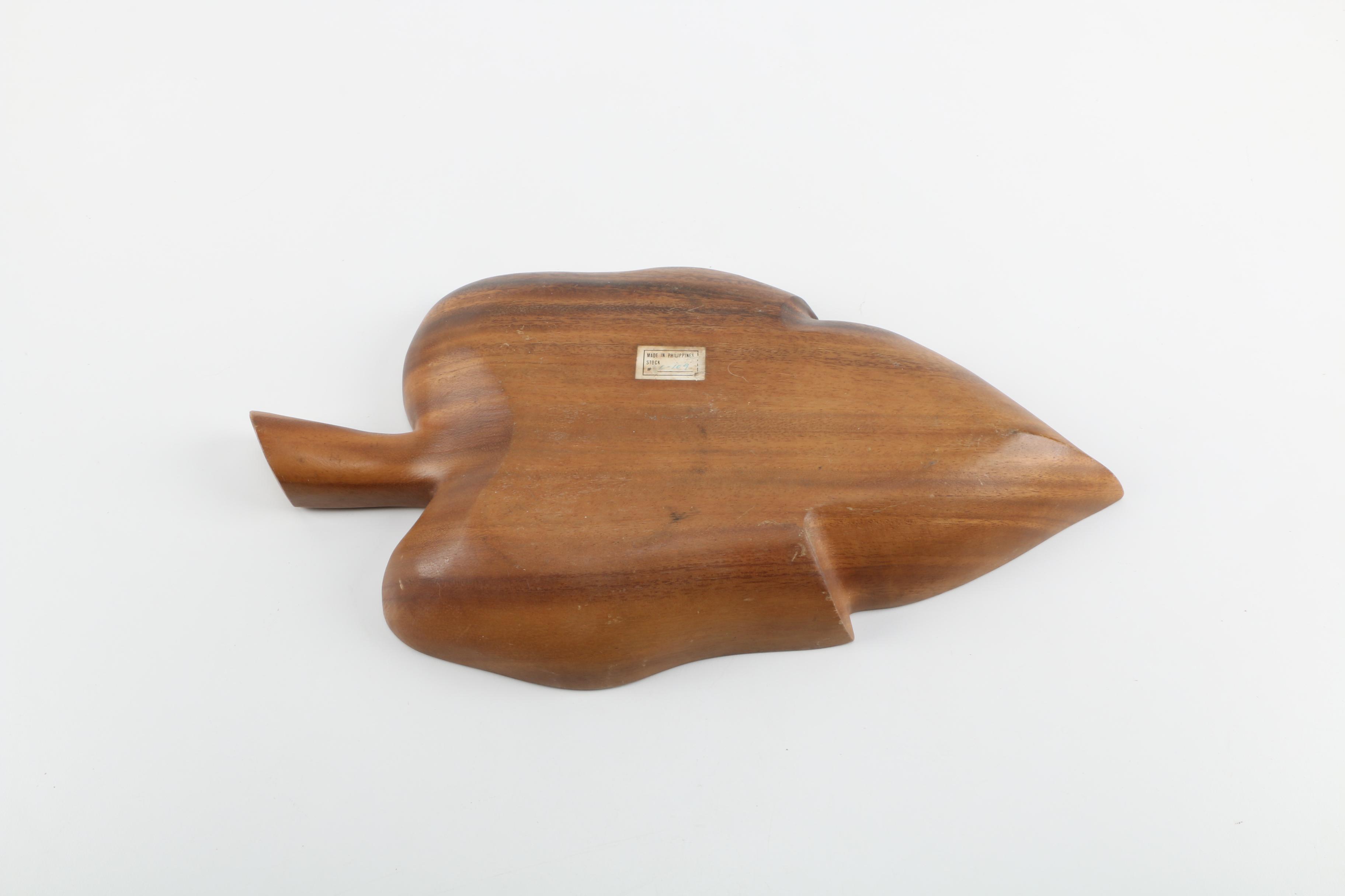 Hand-Made Monkey Pod Wooden Tableware