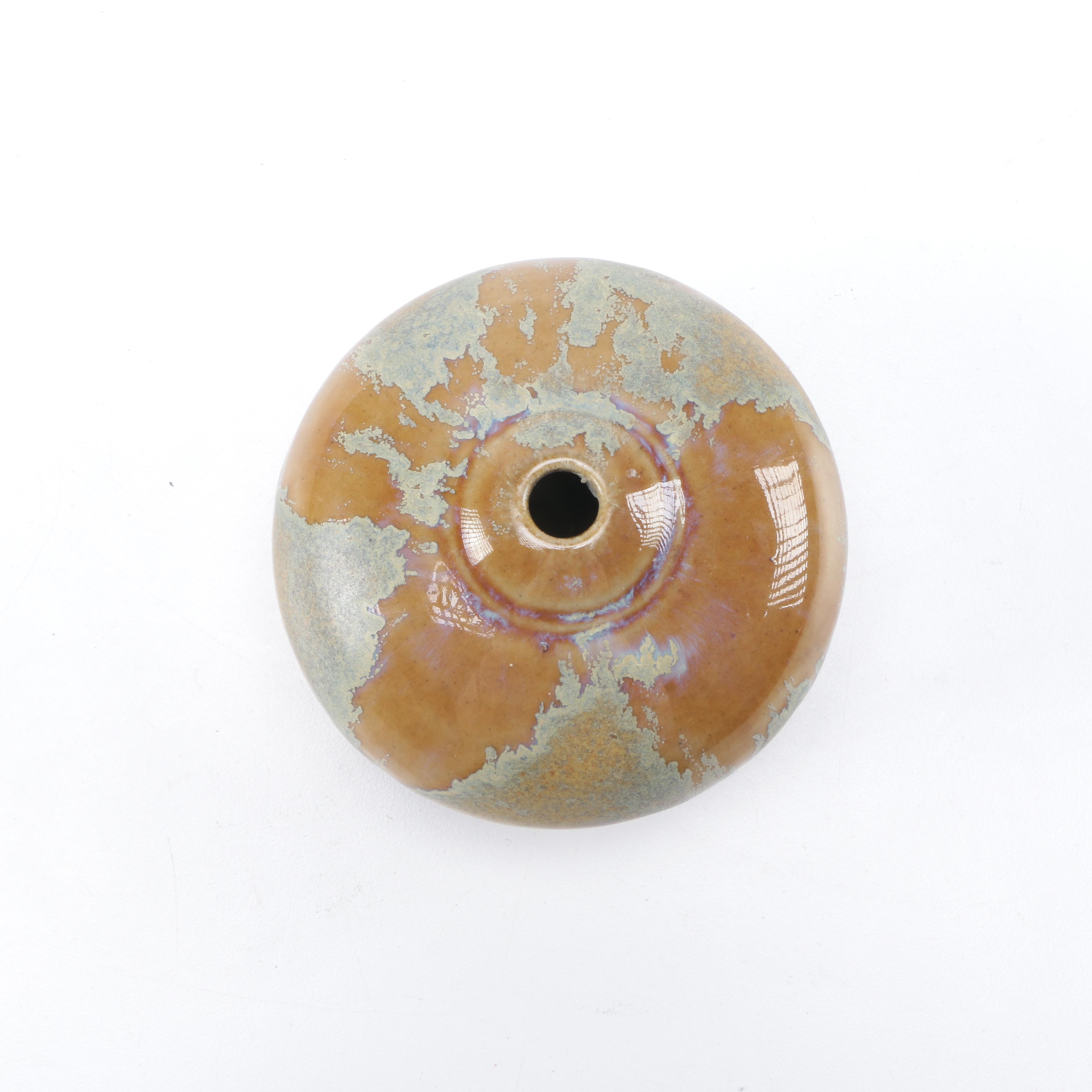 Wheel-Thrown Ceramic Bowls, Vase, and Seed Jar