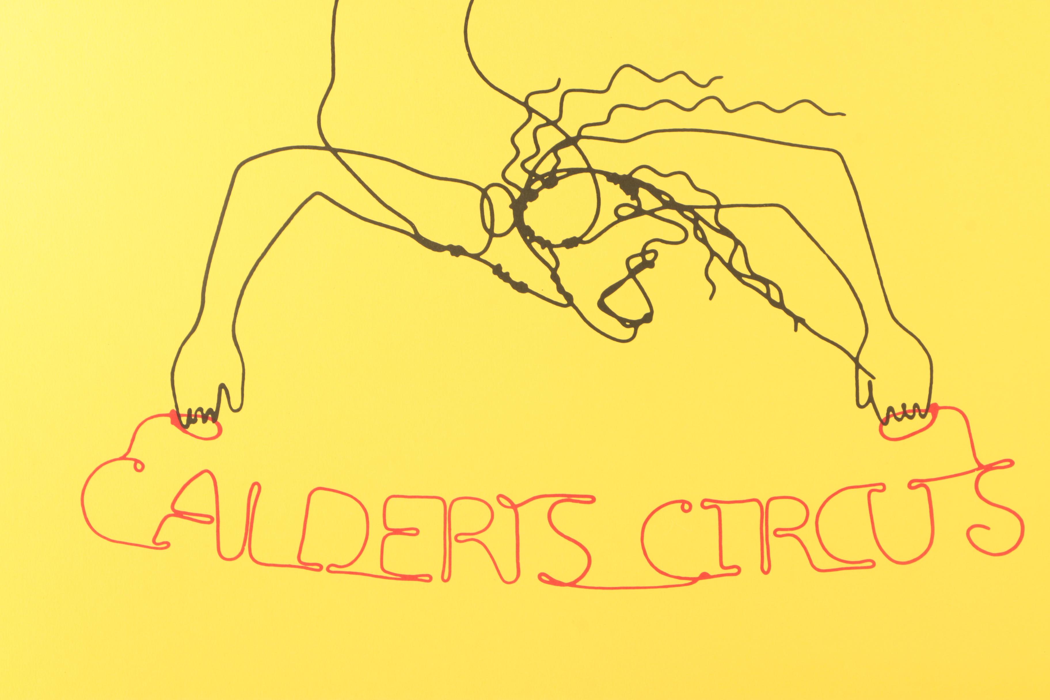 Alexander Calder "Calder's Circus" Whitney Museum of American Art Poster