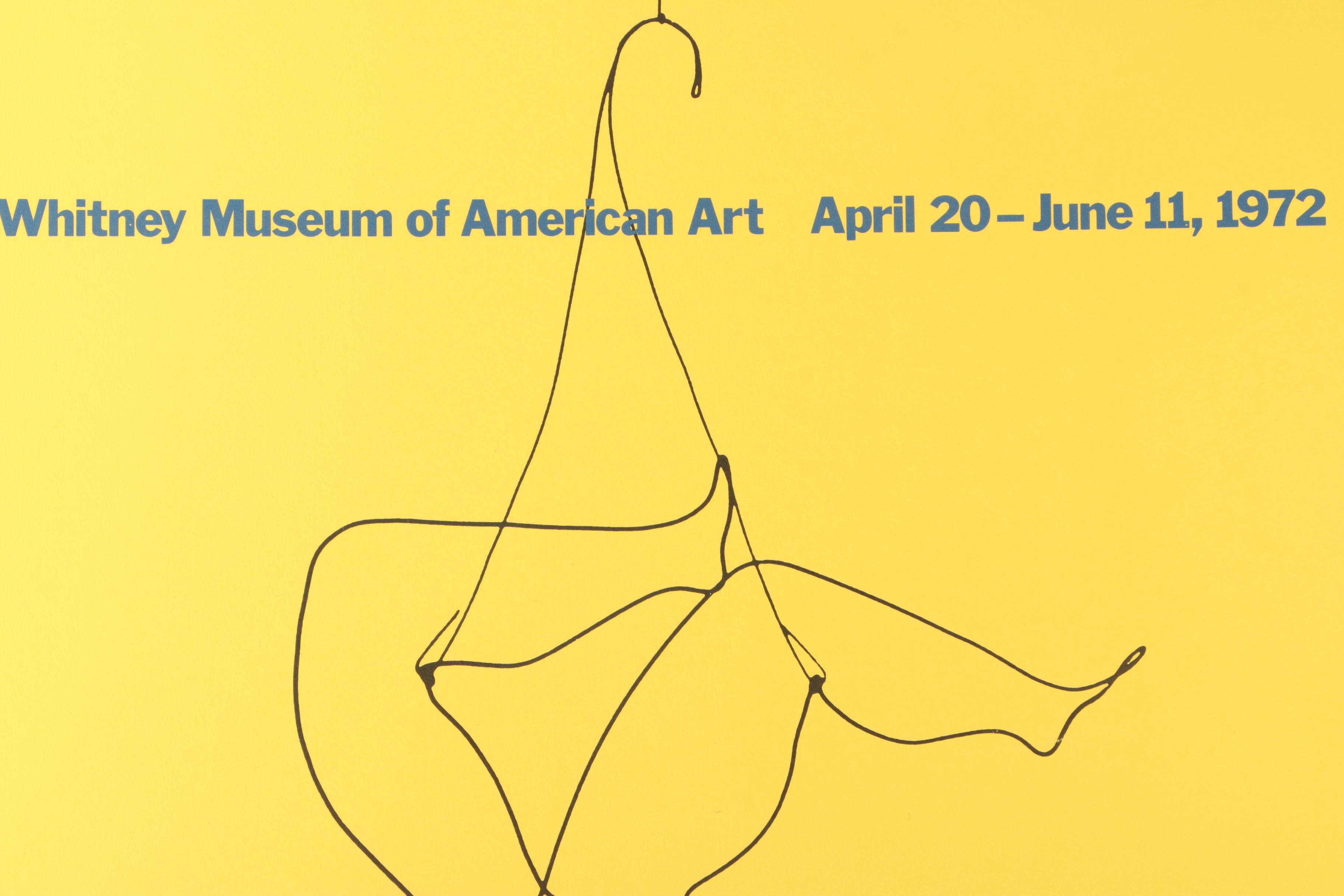 Alexander Calder "Calder's Circus" Whitney Museum of American Art Poster