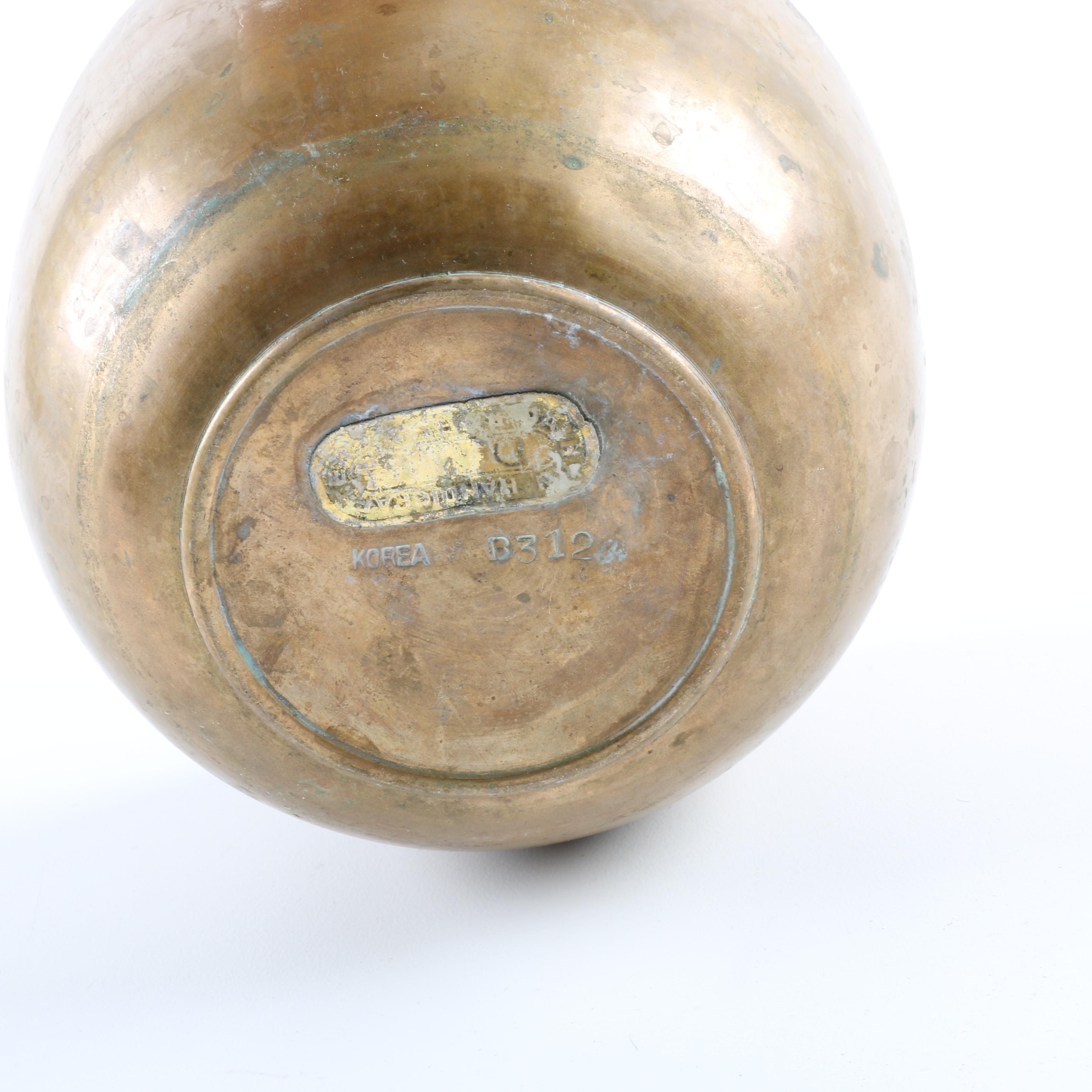 Brass Vessel and Basket