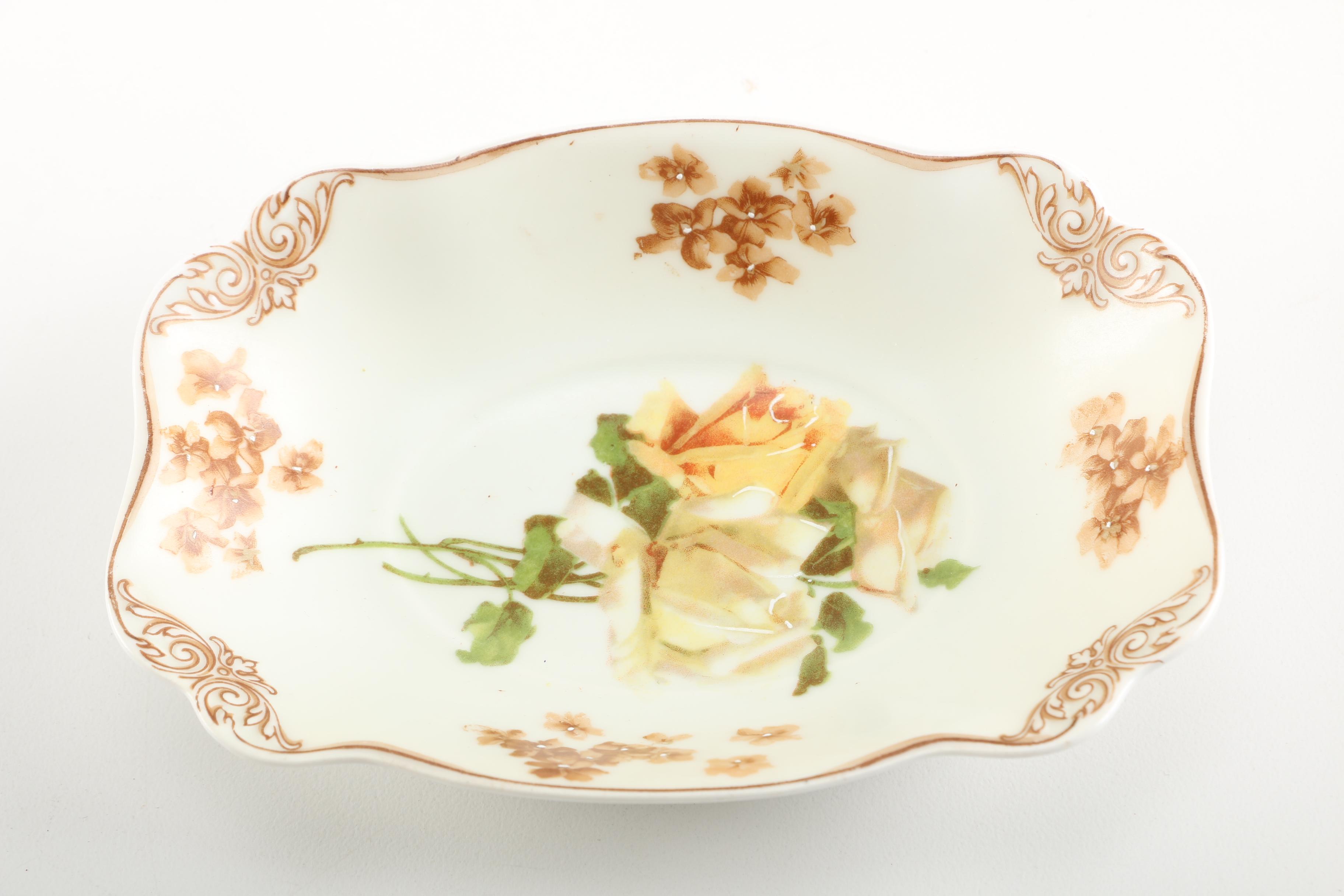 1900s Hermann Ohme Silesia "Old Ivory" Porcelain Tableware