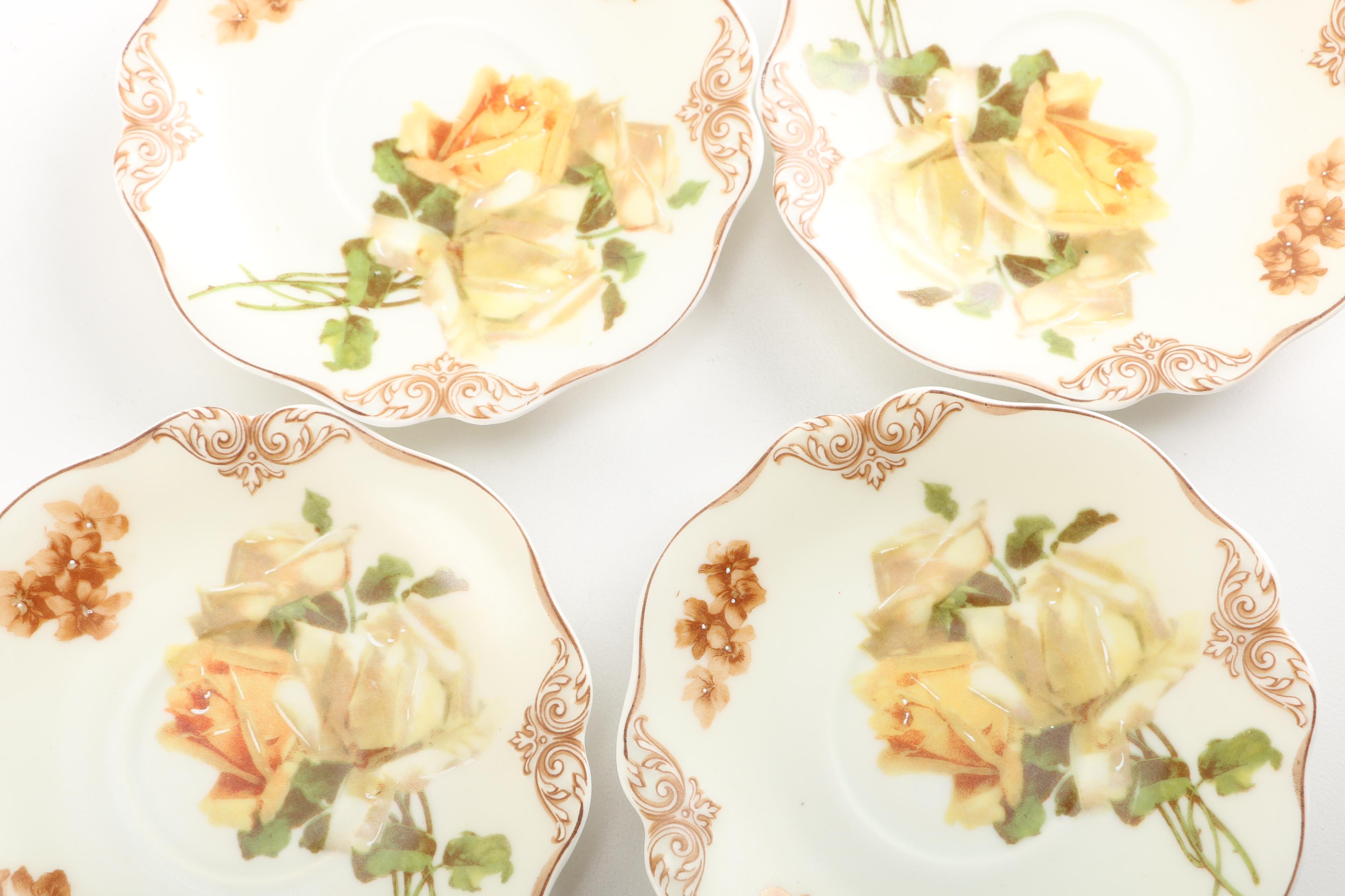1900s Hermann Ohme Silesia "Old Ivory" Porcelain Tableware