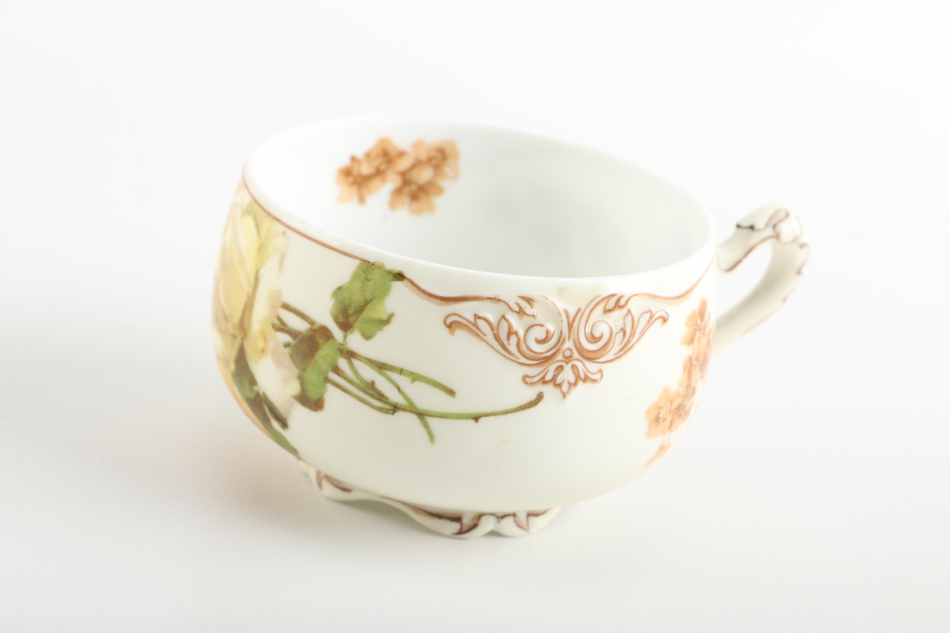 1900s Hermann Ohme Silesia "Old Ivory" Porcelain Tableware
