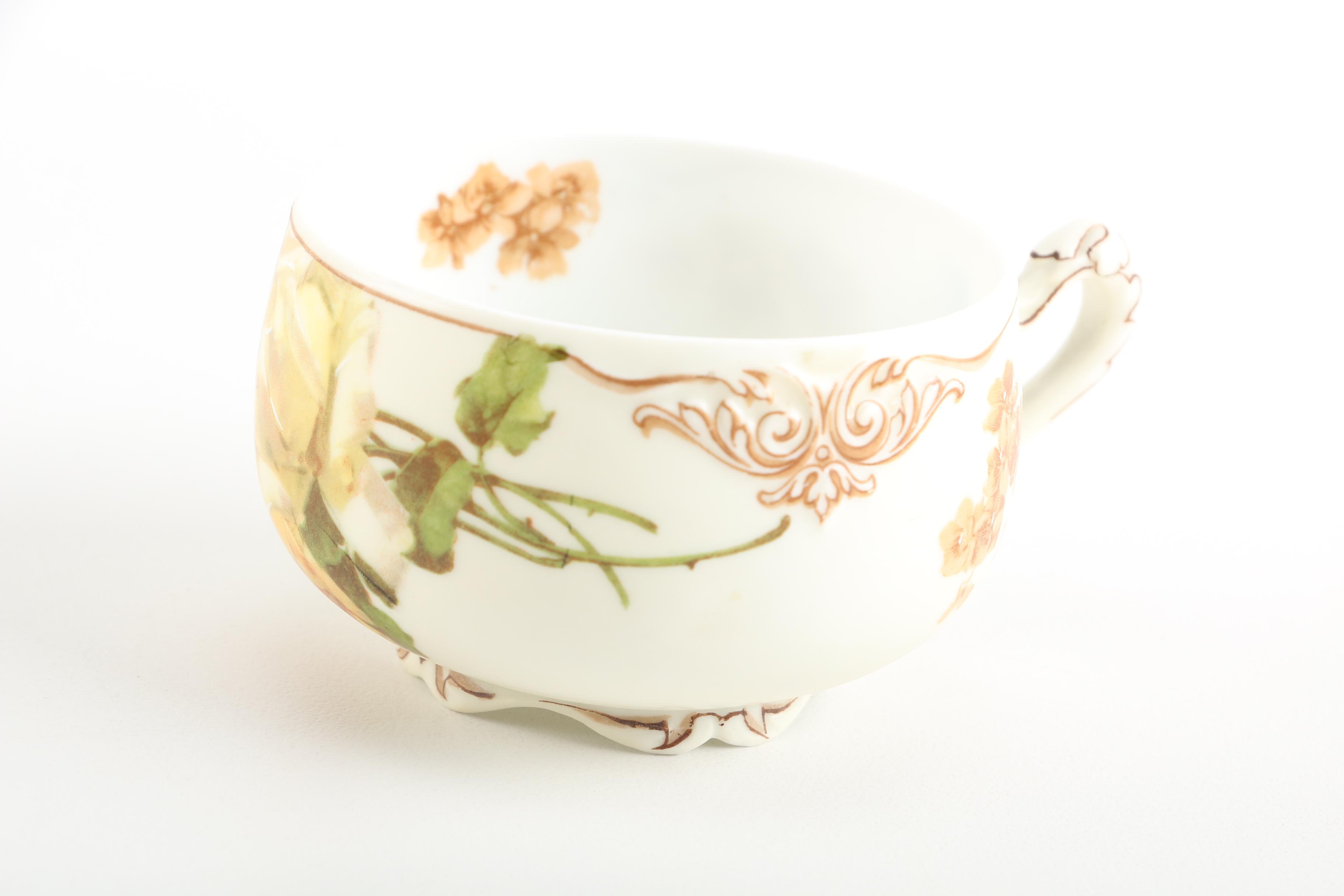 1900s Hermann Ohme Silesia "Old Ivory" Porcelain Tableware