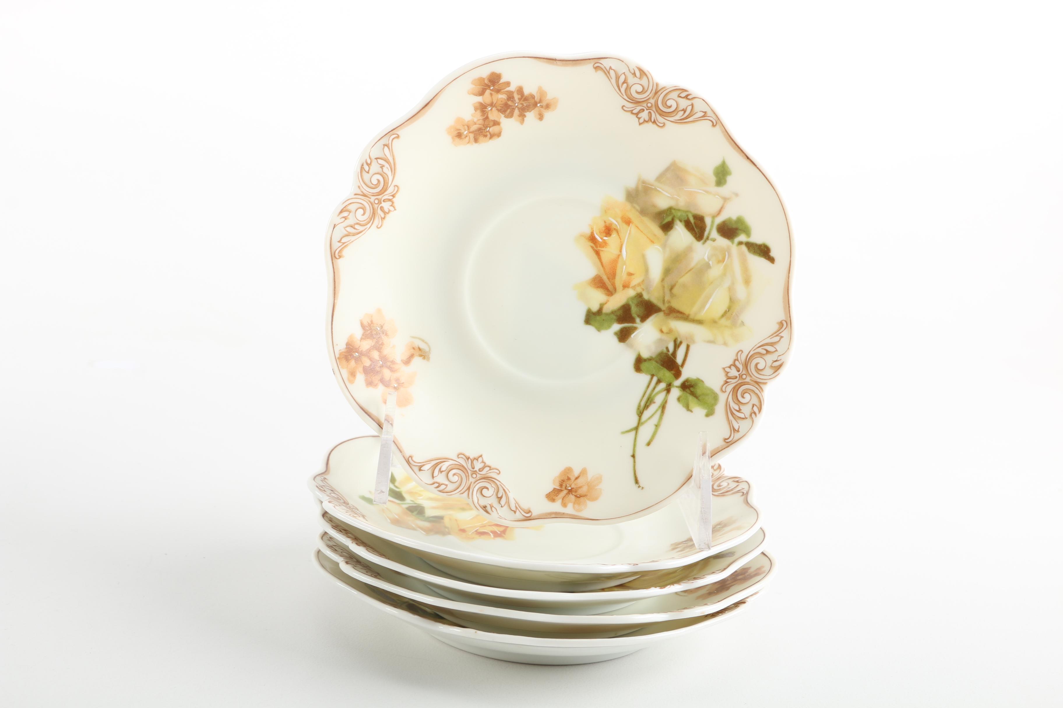 1900s Hermann Ohme Silesia "Old Ivory" Porcelain Tableware
