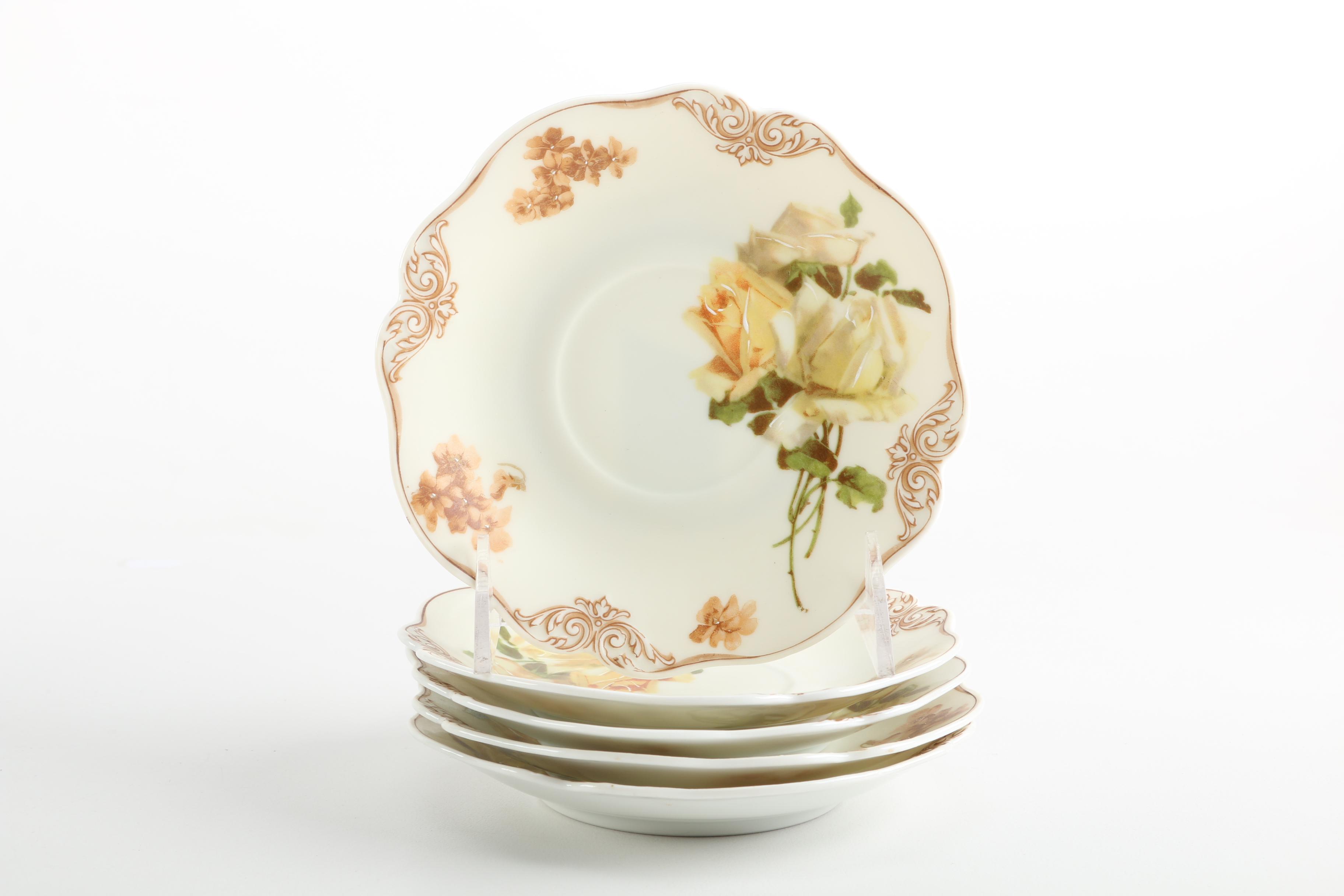1900s Hermann Ohme Silesia "Old Ivory" Porcelain Tableware
