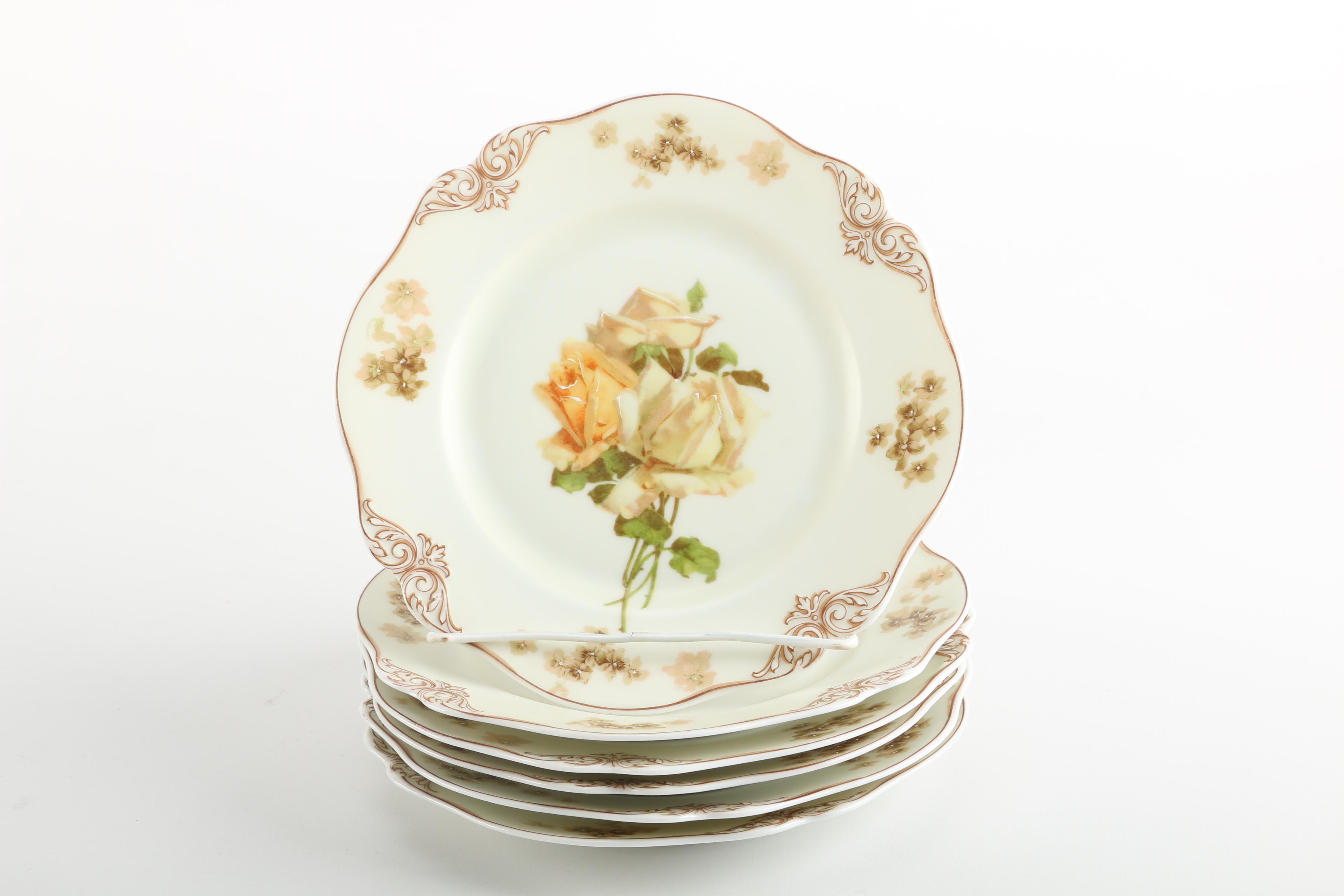 1900s Hermann Ohme Silesia "Old Ivory" Porcelain Tableware