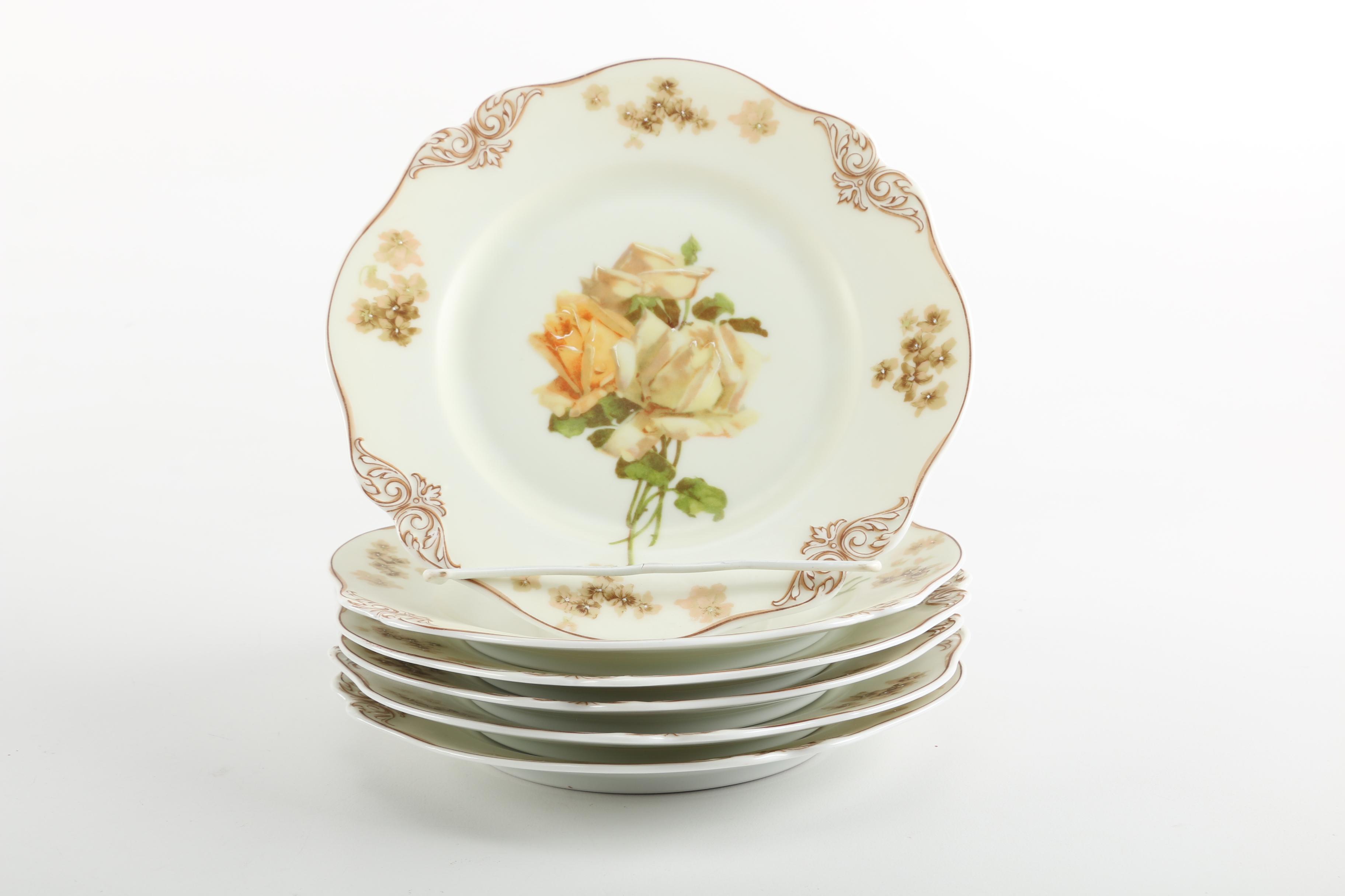 1900s Hermann Ohme Silesia "Old Ivory" Porcelain Tableware