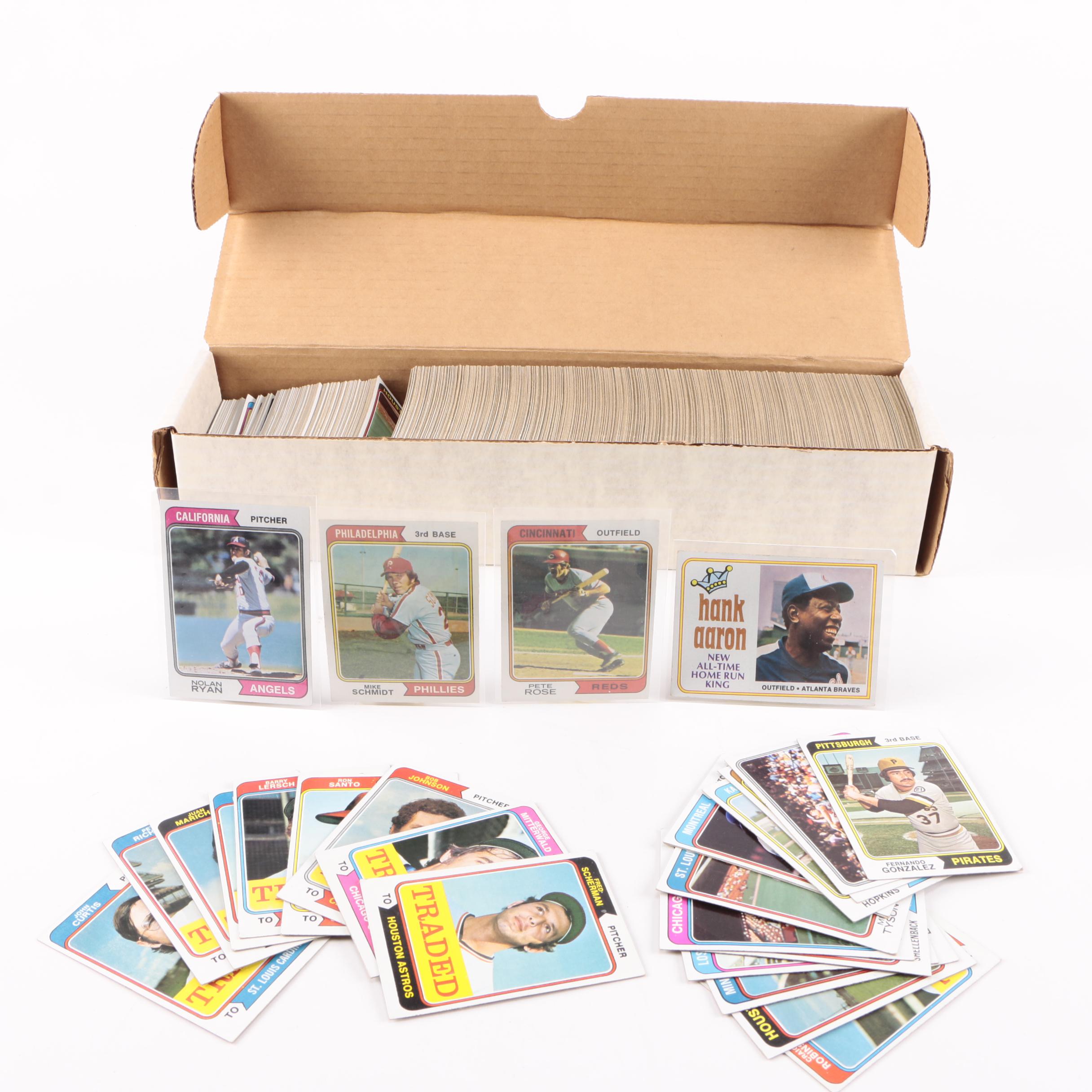 Complete 1974 Topps Baseball Card Set