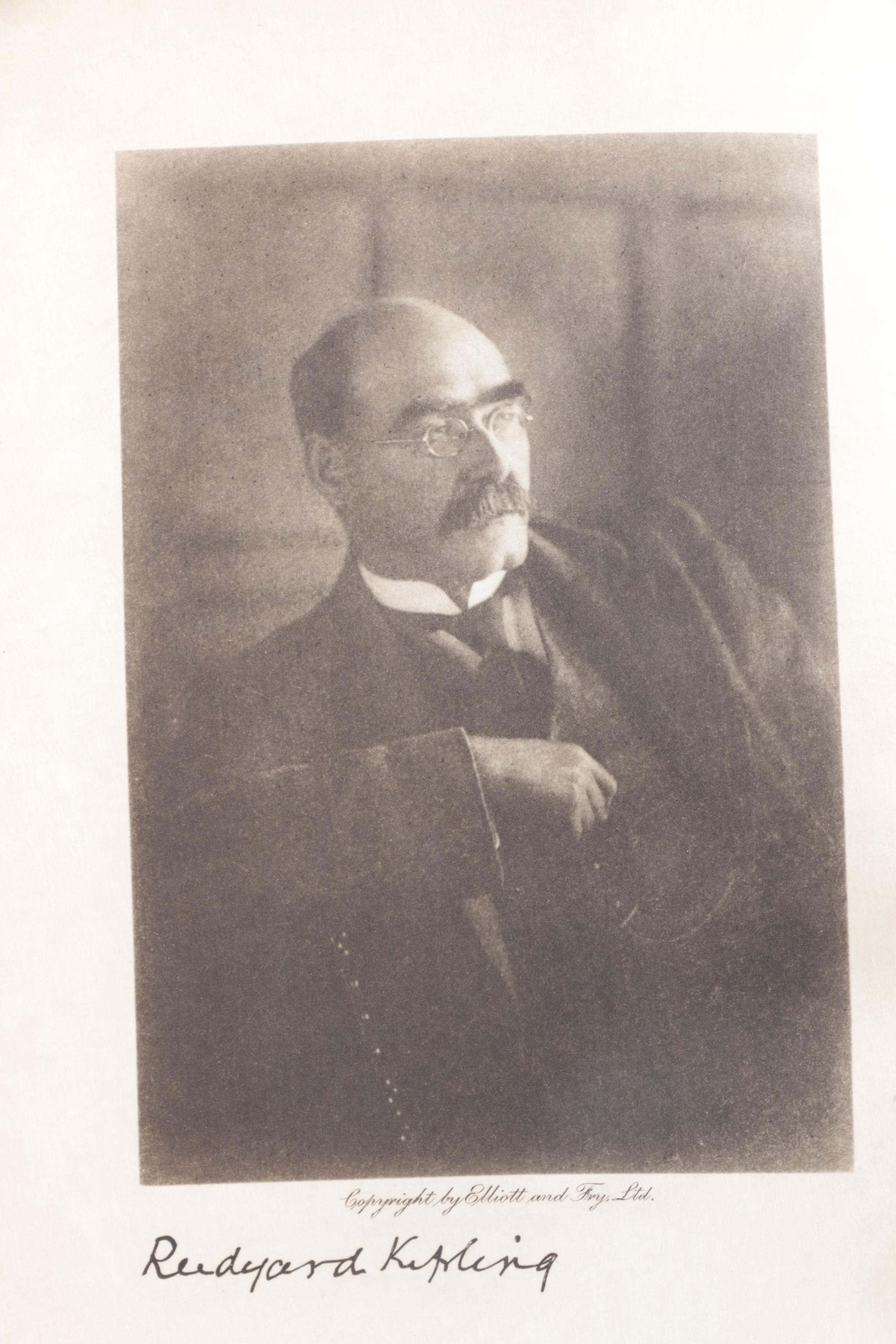 1919 Gilt Partial Set of "The Complete Works of Rudyard Kipling"