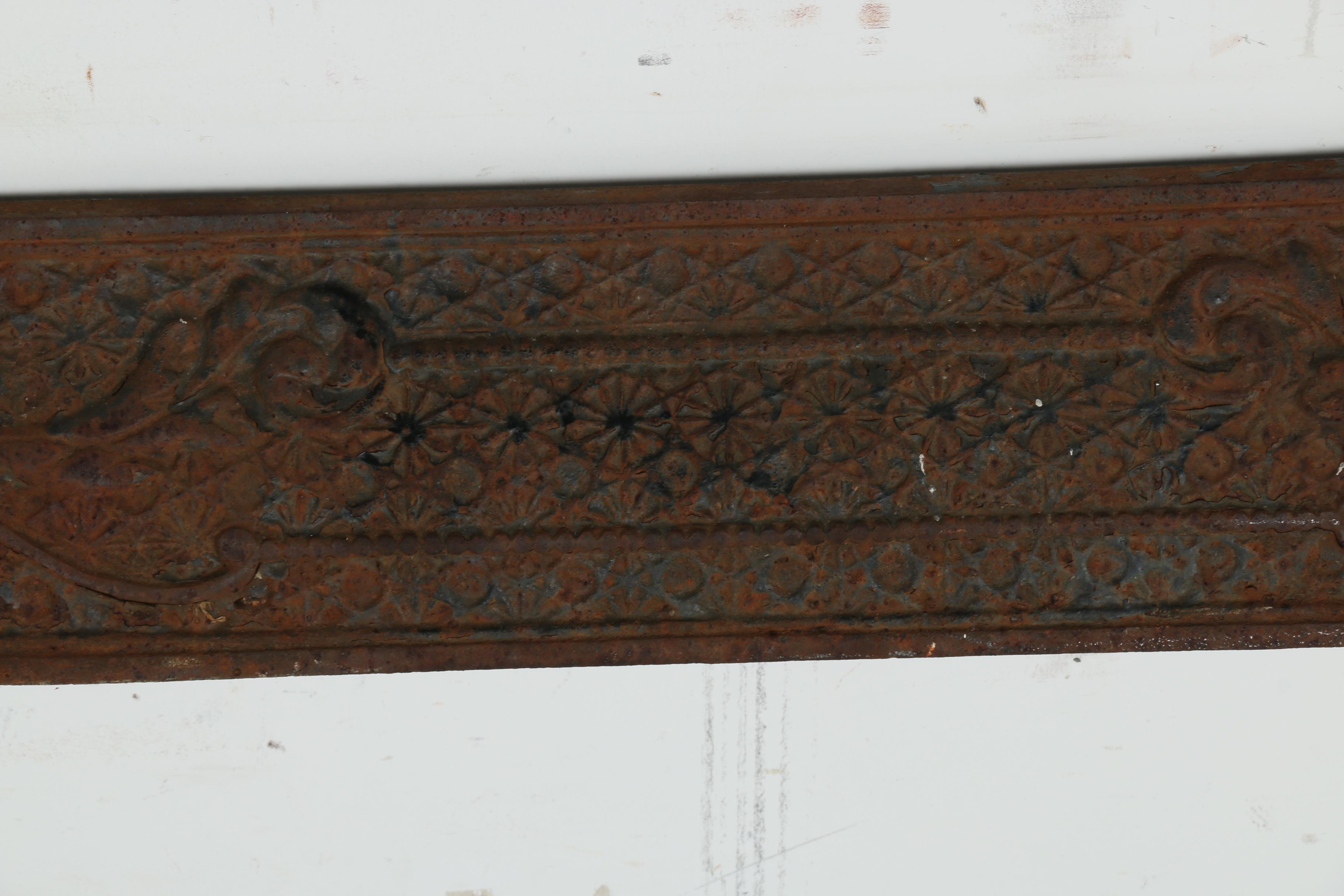 Vintage Iron Fireplace Surround