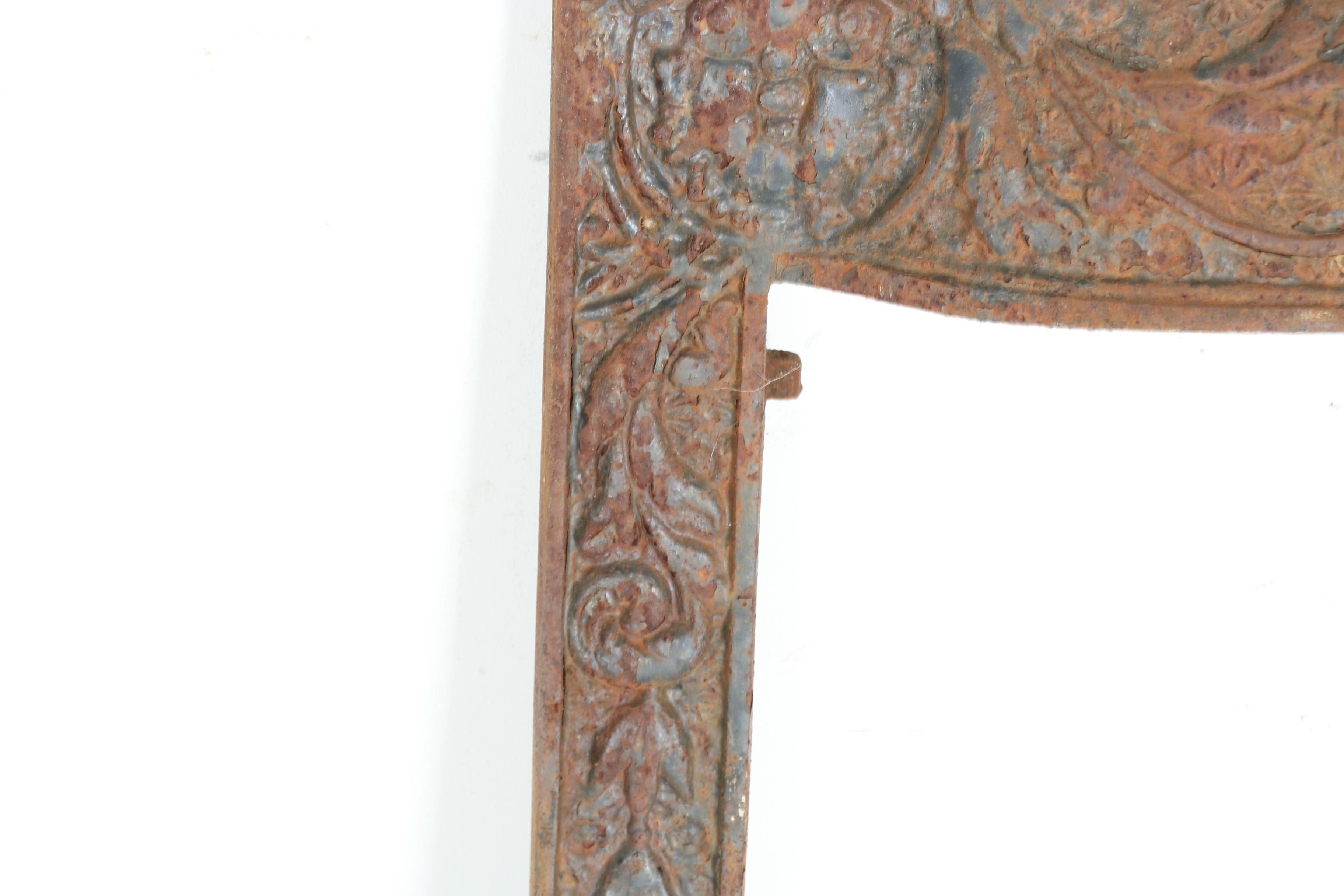 Vintage Iron Fireplace Surround