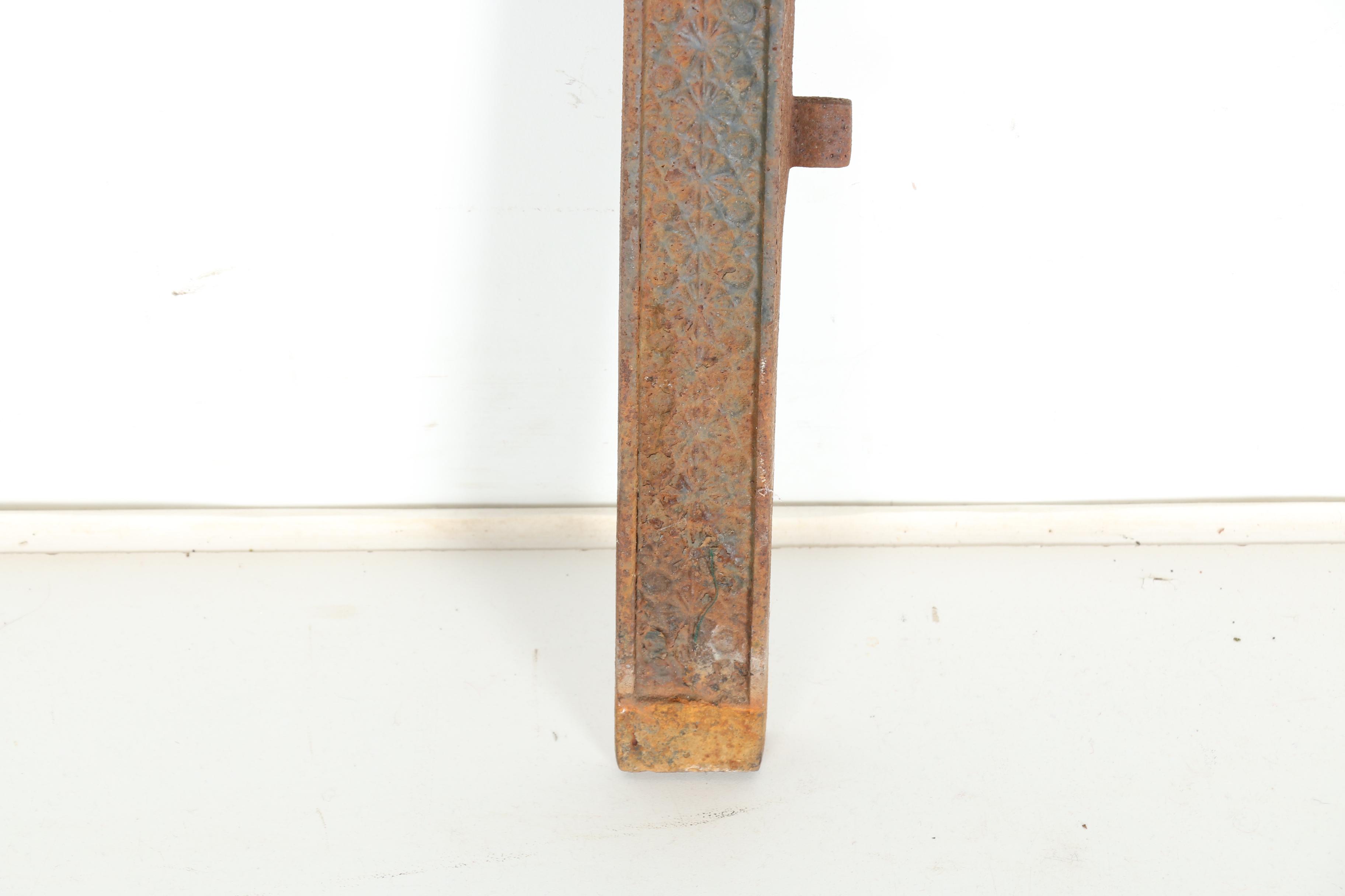 Vintage Iron Fireplace Surround