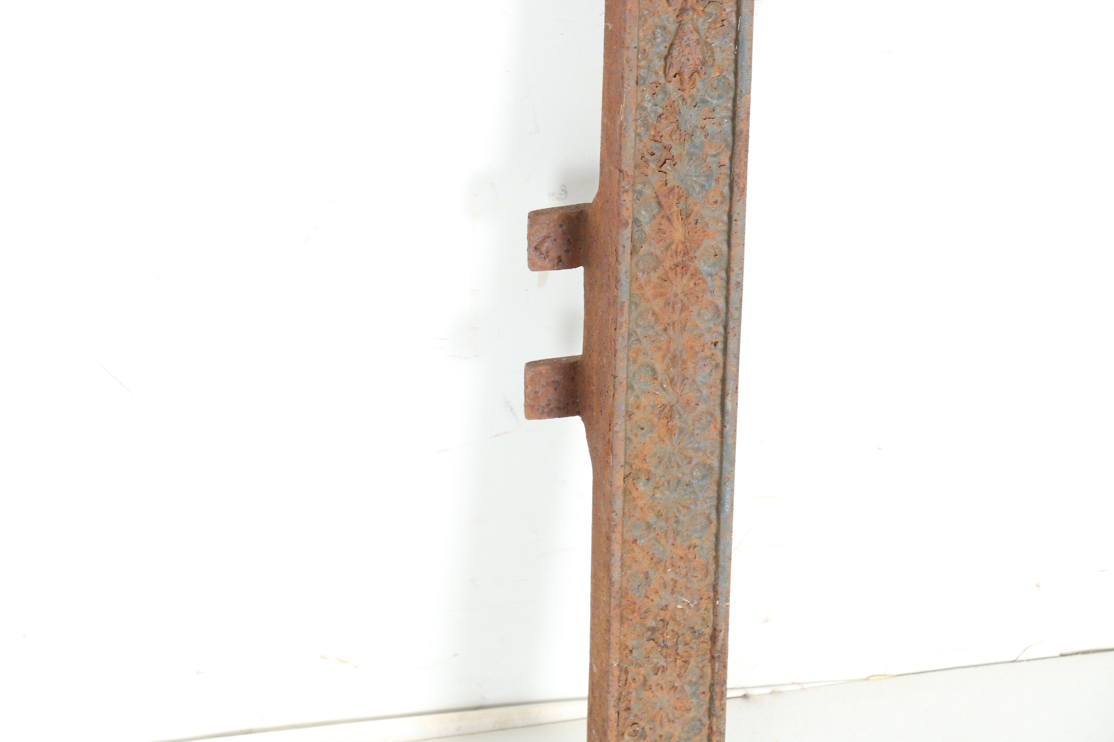 Vintage Iron Fireplace Surround