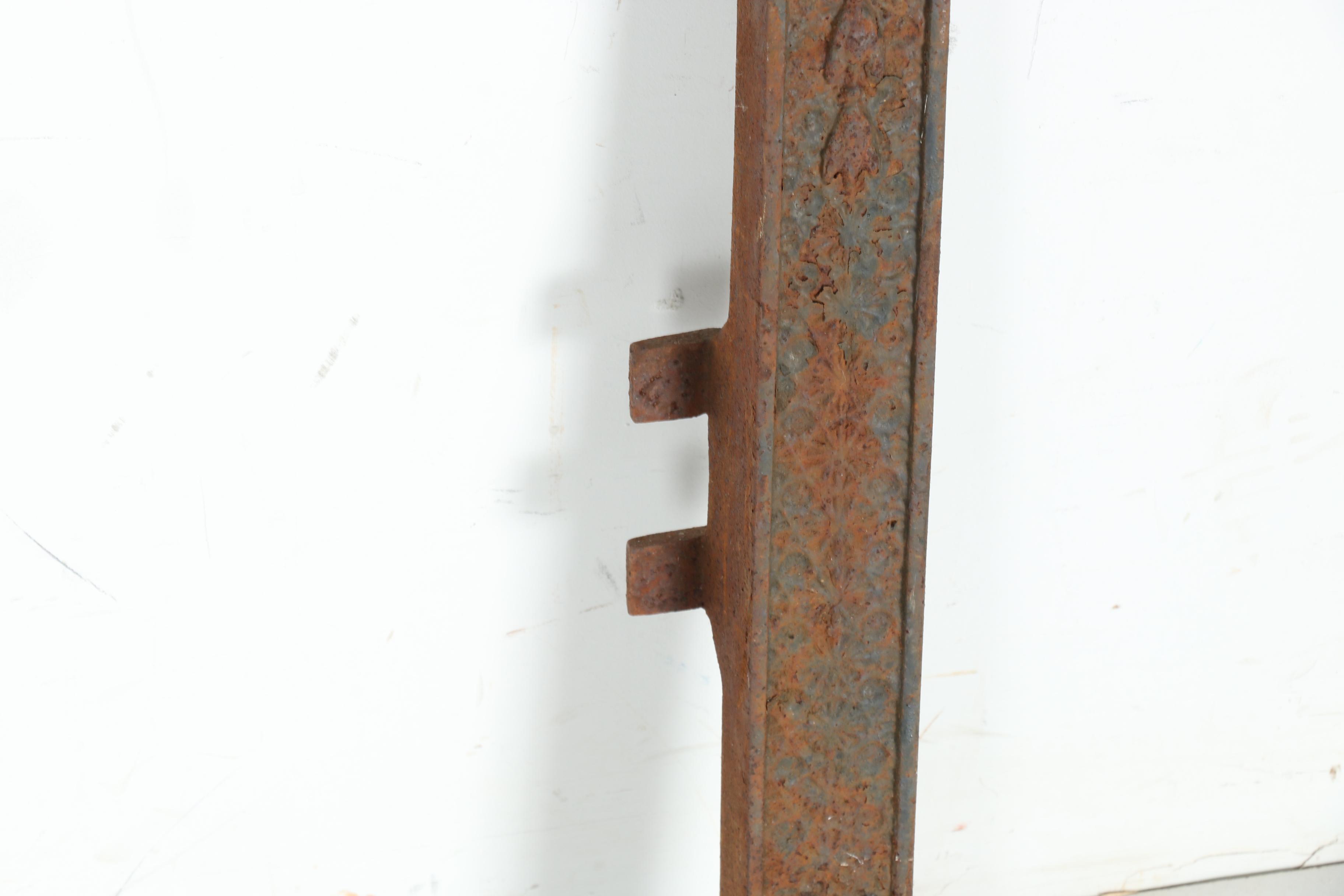 Vintage Iron Fireplace Surround
