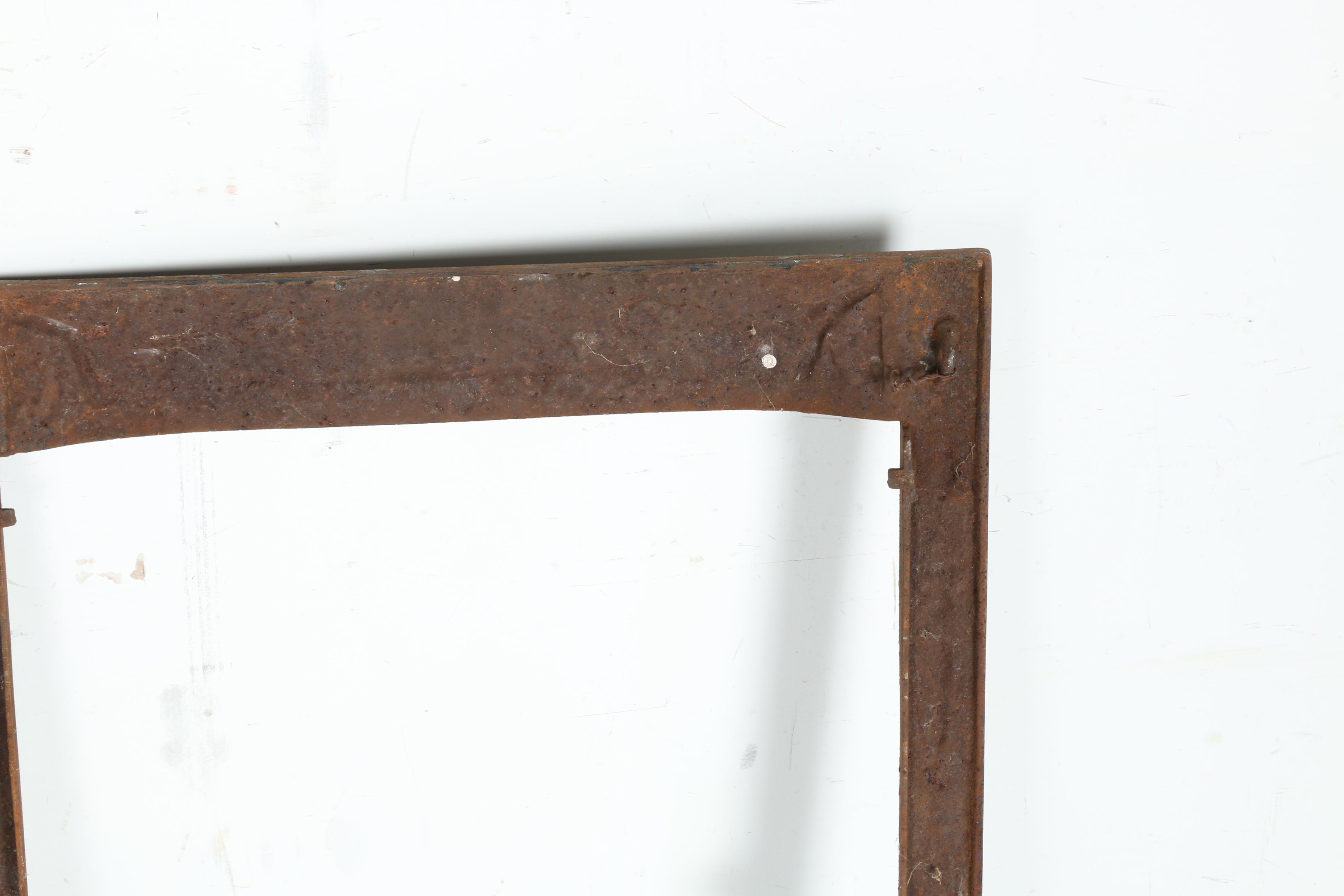 Vintage Iron Fireplace Surround