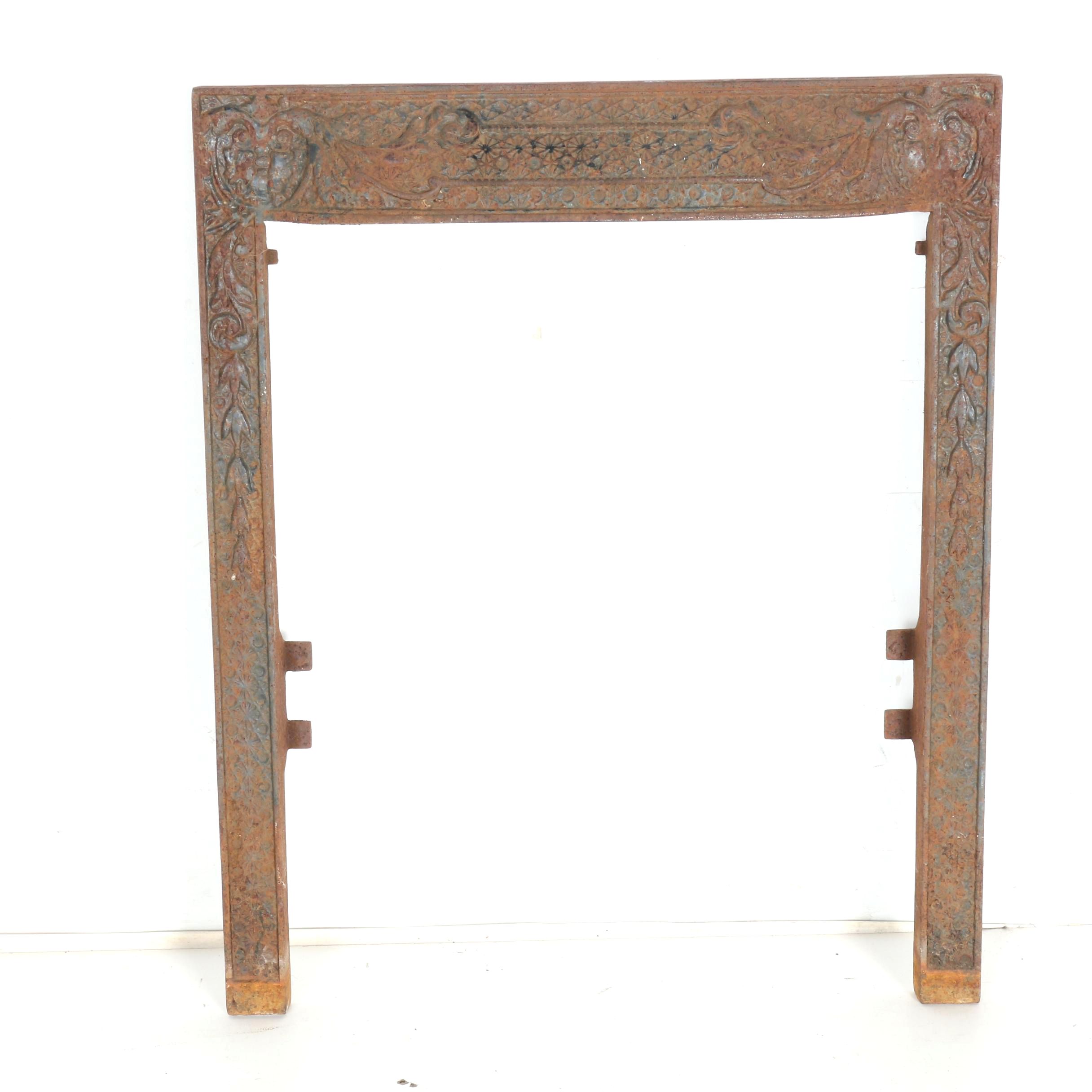 Vintage Iron Fireplace Surround